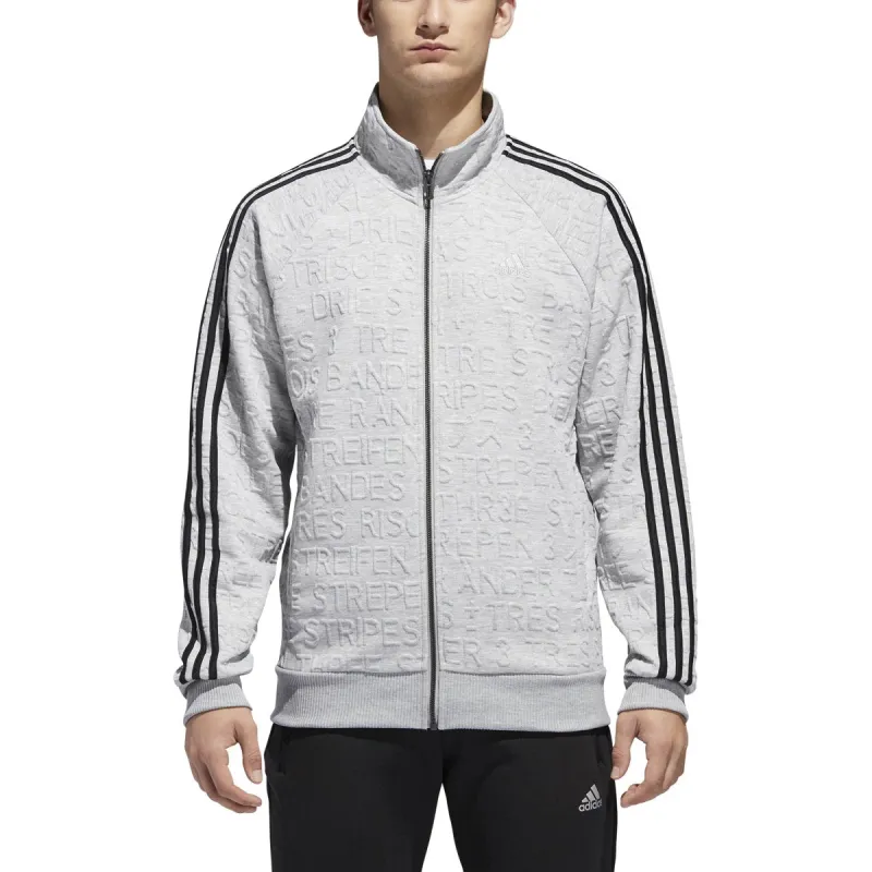 adidas Badge Of Sport 3-Stripe Cotton Fleece Pullover sold by Zulily