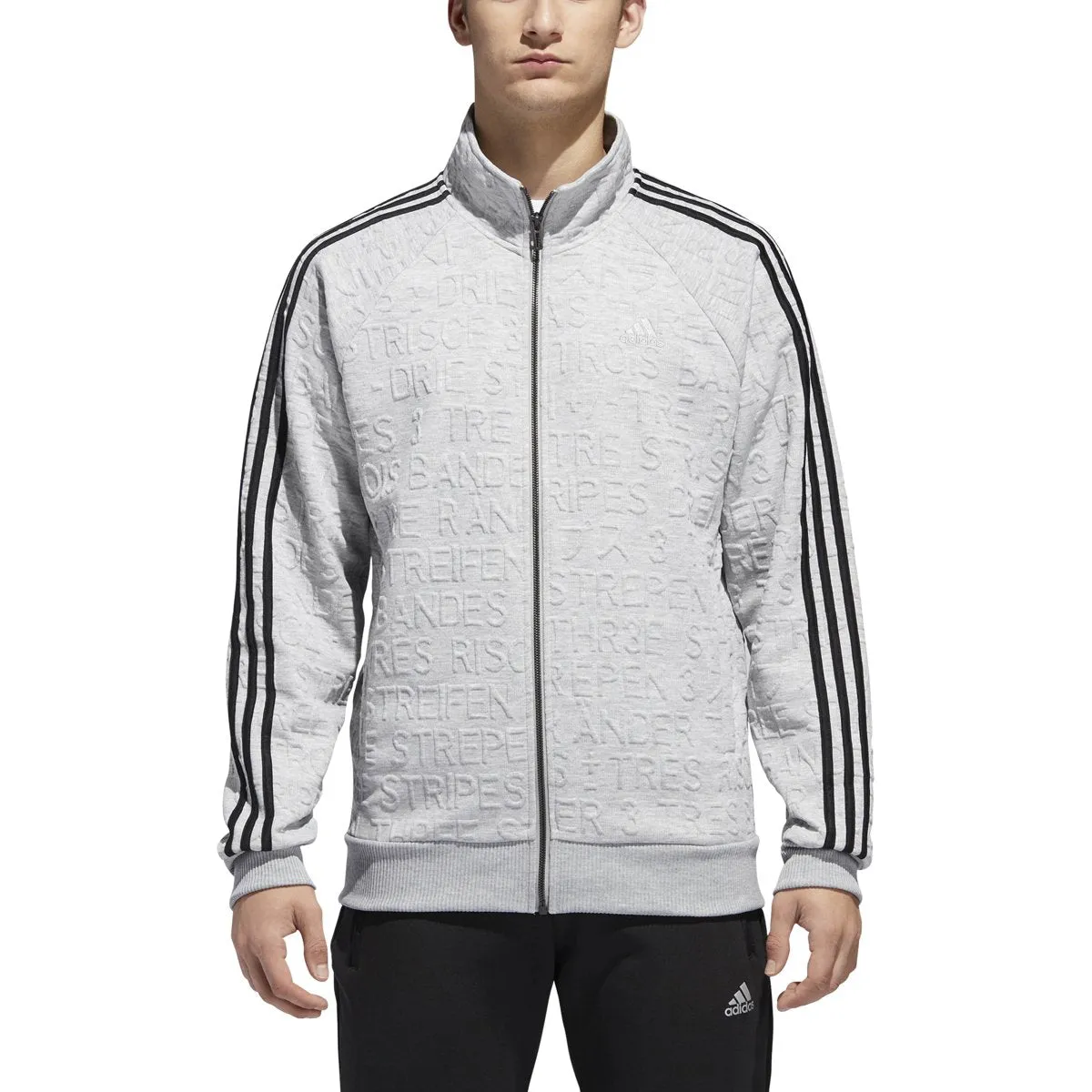 adidas Badge Of Sport 3-Stripe Cotton Fleece Pullover sold by Zulily