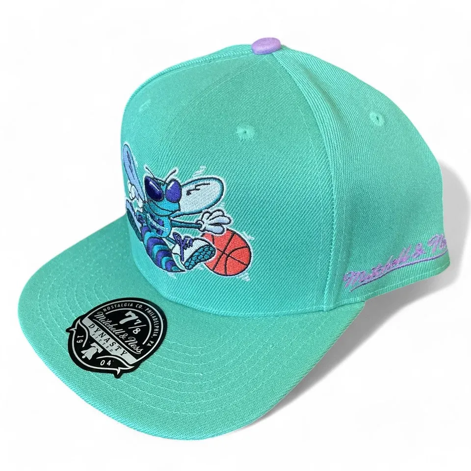 Mitchell & Ness Men's NBA Hyperteam Fitted Hwc Hornets Fitted Caps sold by Zulily product image thumbnail 3