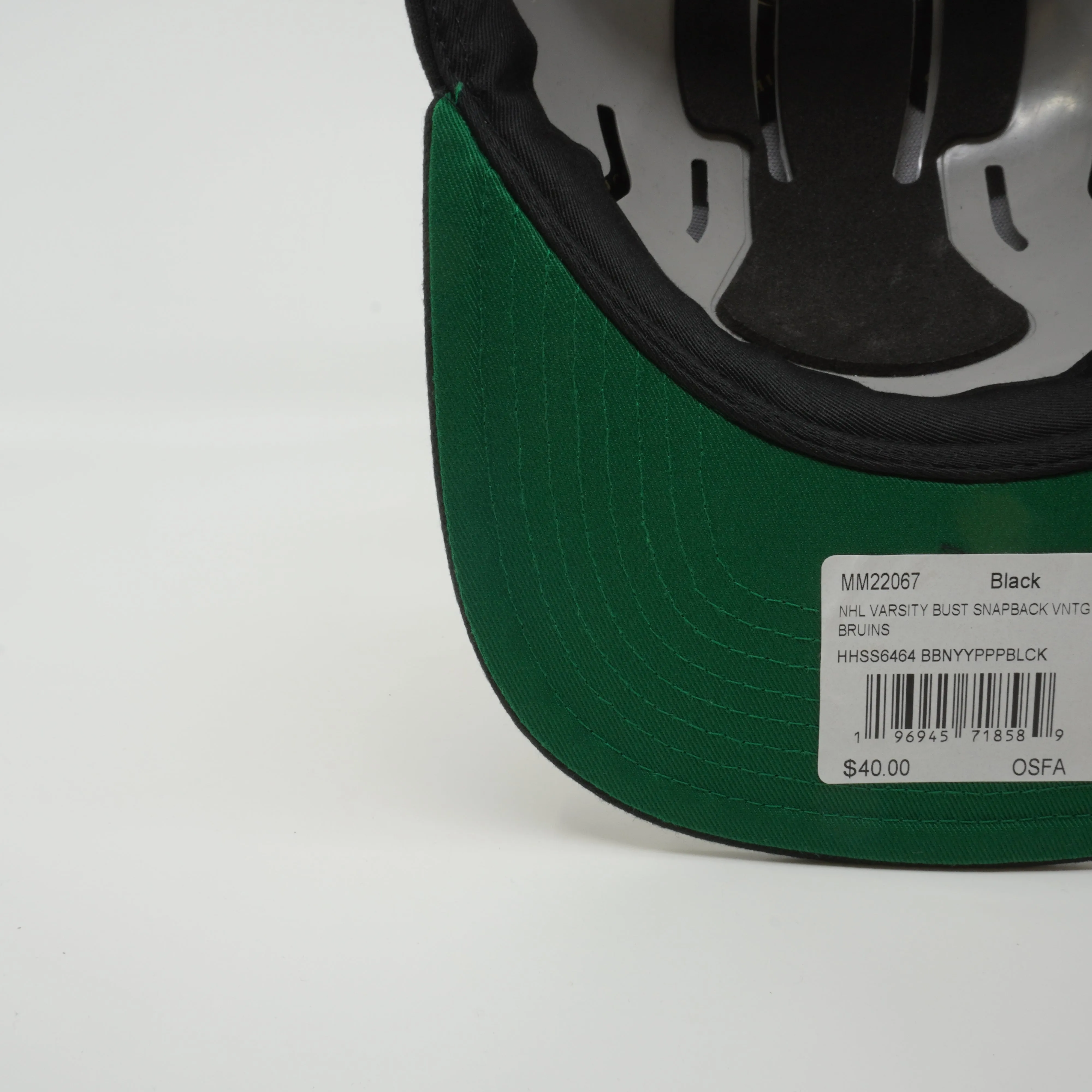 Mitchell & Ness Men's NHL Varsity Bust Snapback Vntg Bruins Black sold by Zulily product image thumbnail 5