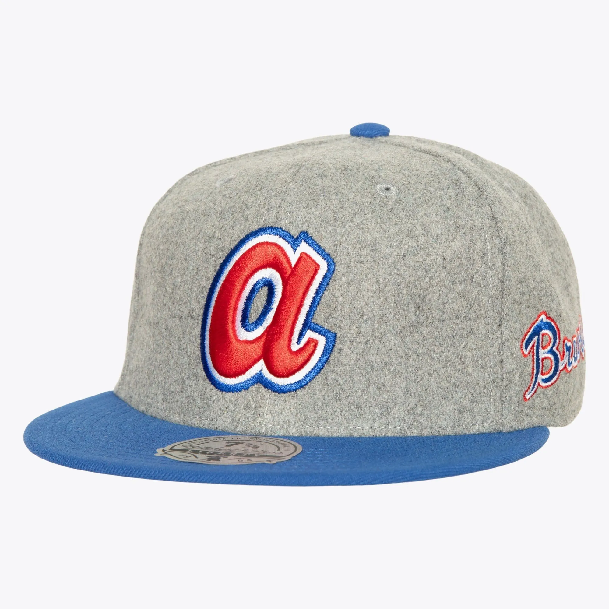 Mitchell & Ness Men's MLB Meltdown Fitted Coop Braves Fitted Caps sold by Zulily