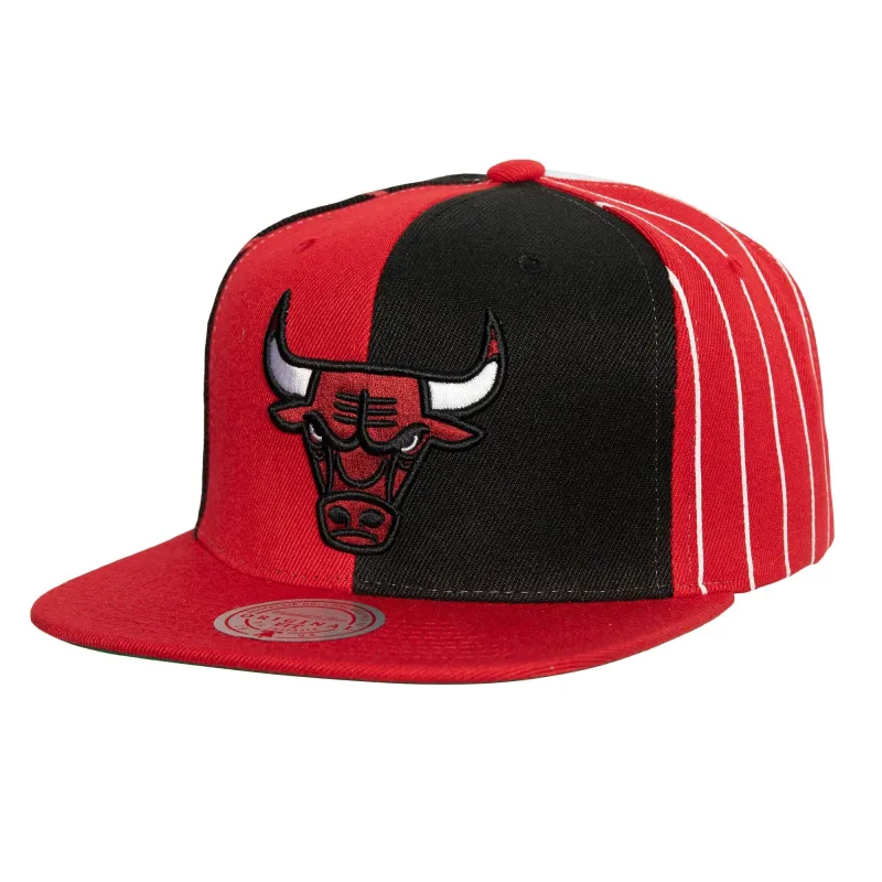 Mitchell & Ness Men's NBA What The Pinstripe Bulls Hats made by Mitchell & Ness