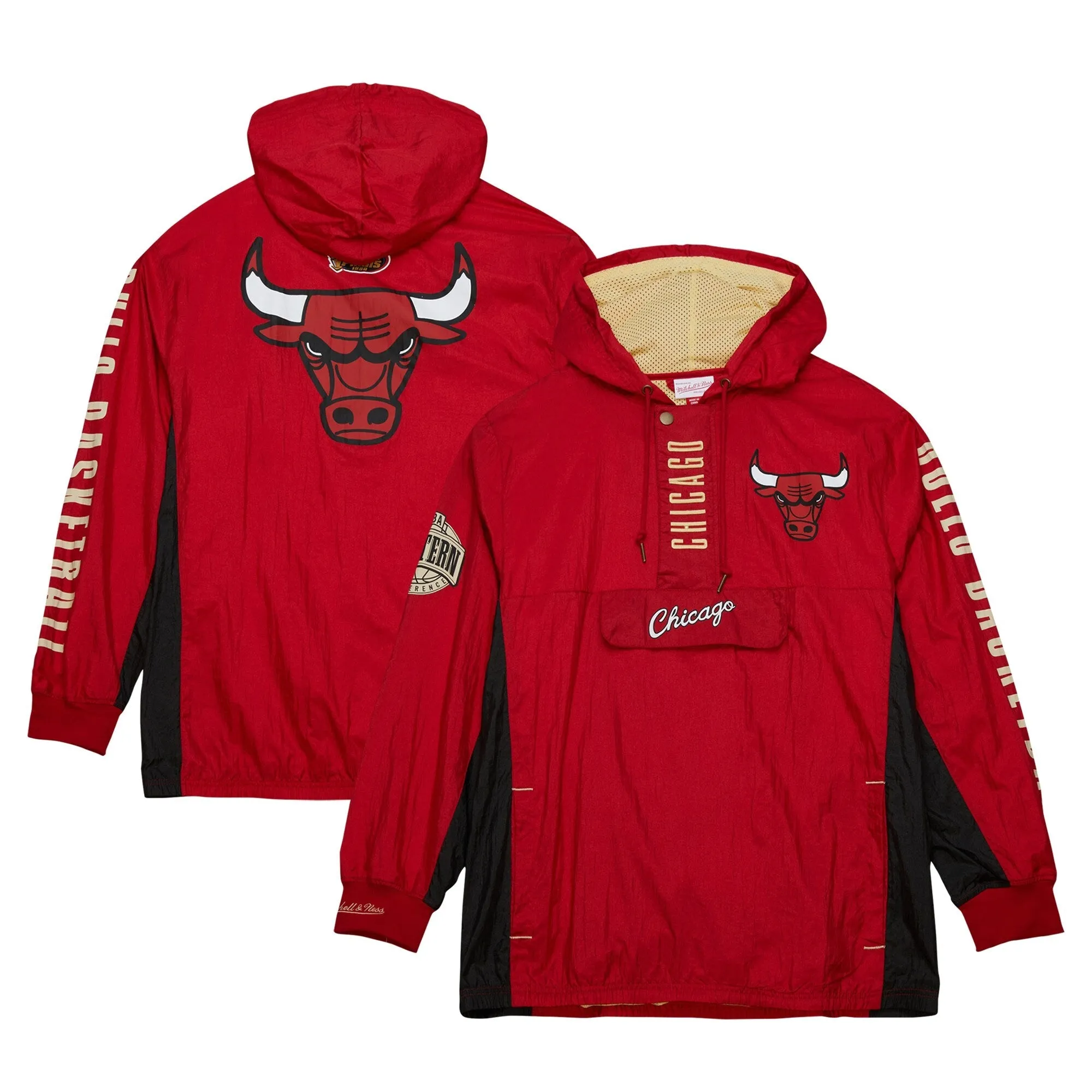 Mitchell & Ness Men's NBA Team Og 2.0 Anorak Windbreaker Vintage Logo Bulls Windbreakers sold by Zulily product image thumbnail 2