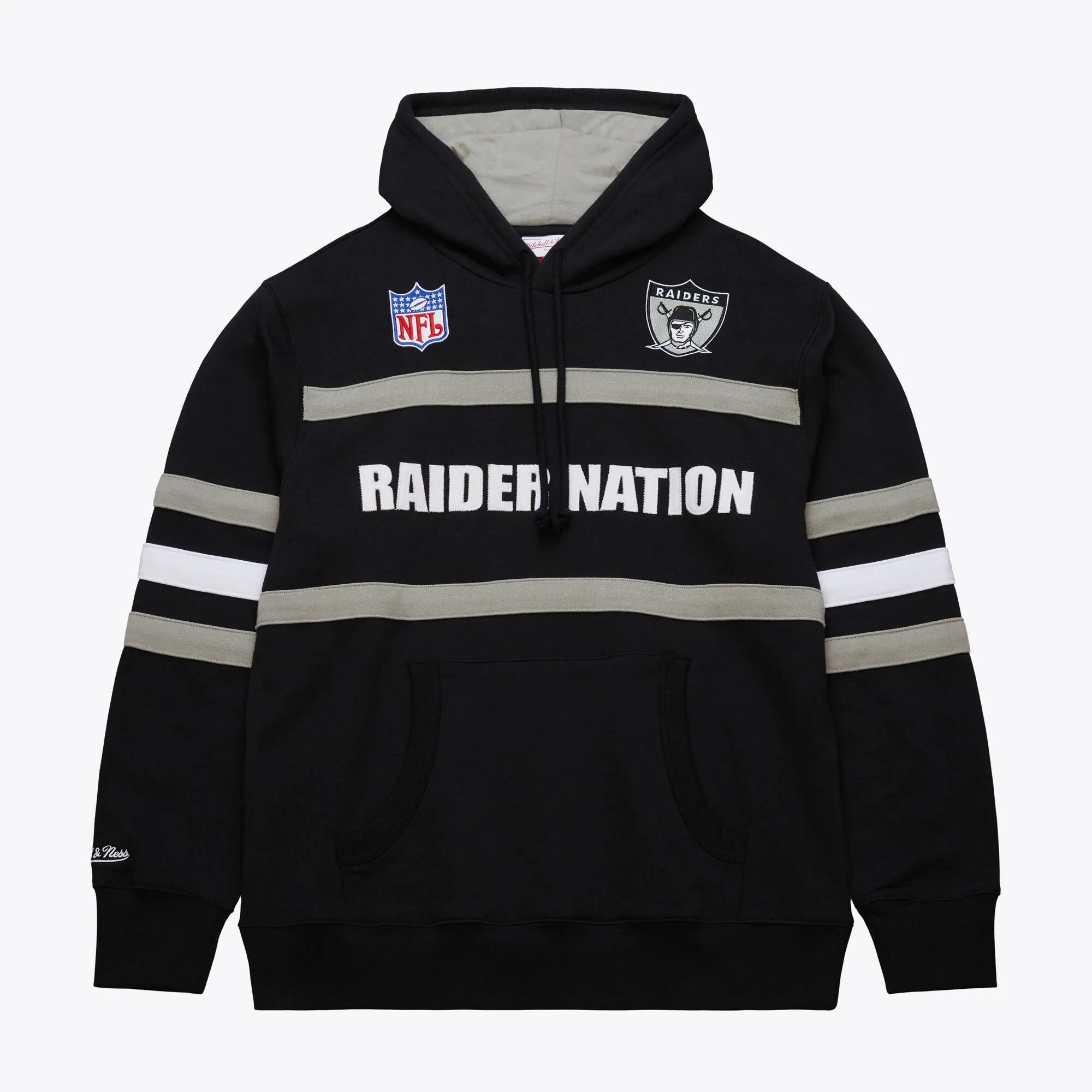 Mitchell & Ness Men's NFL Head Coach Hoodie Vintage Logo Raiders Hoodies sold by Zulily