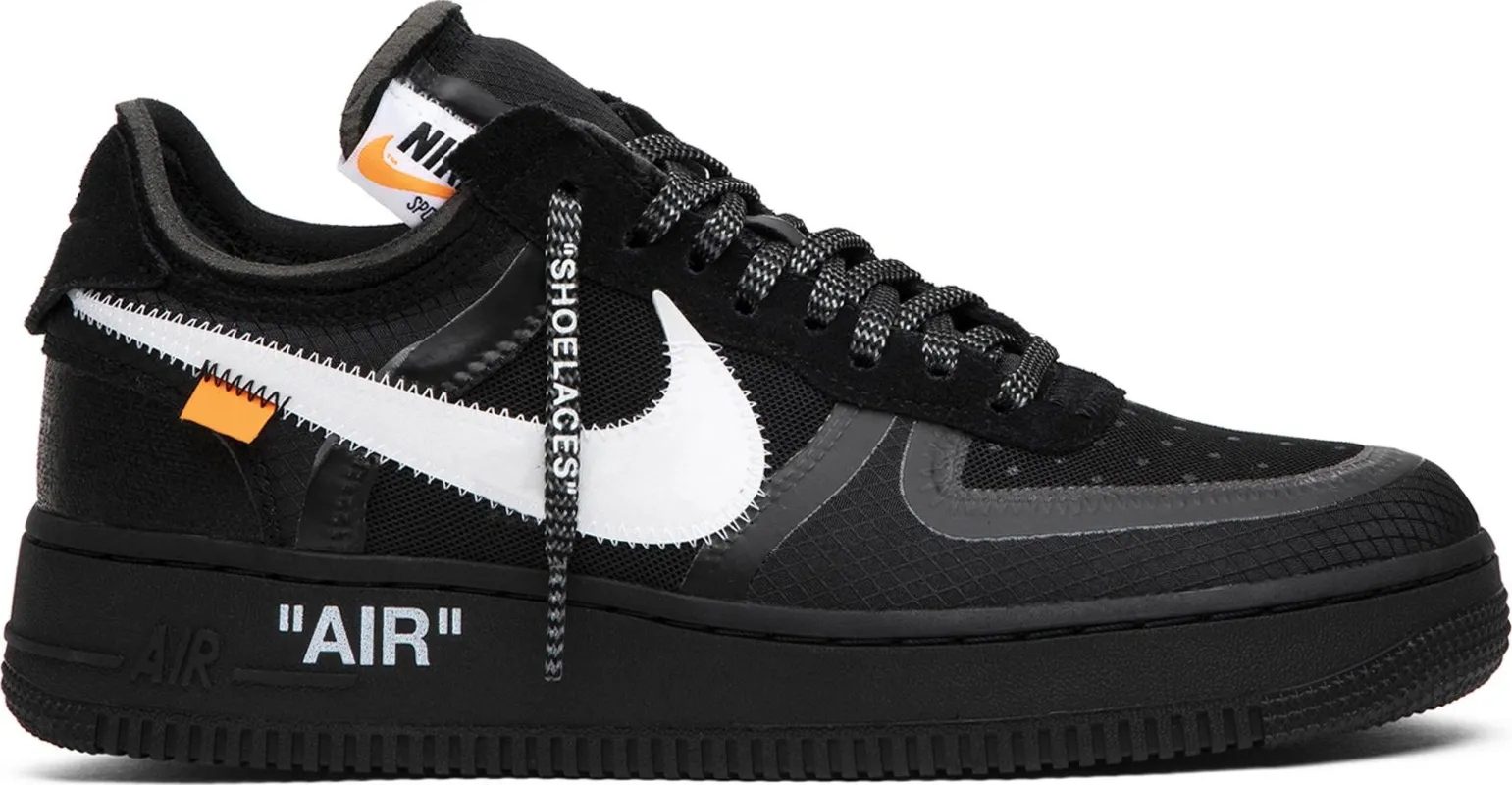 Nike Men's Air Force 1 Low 'Off-White Black White' Sneakers made by Nike