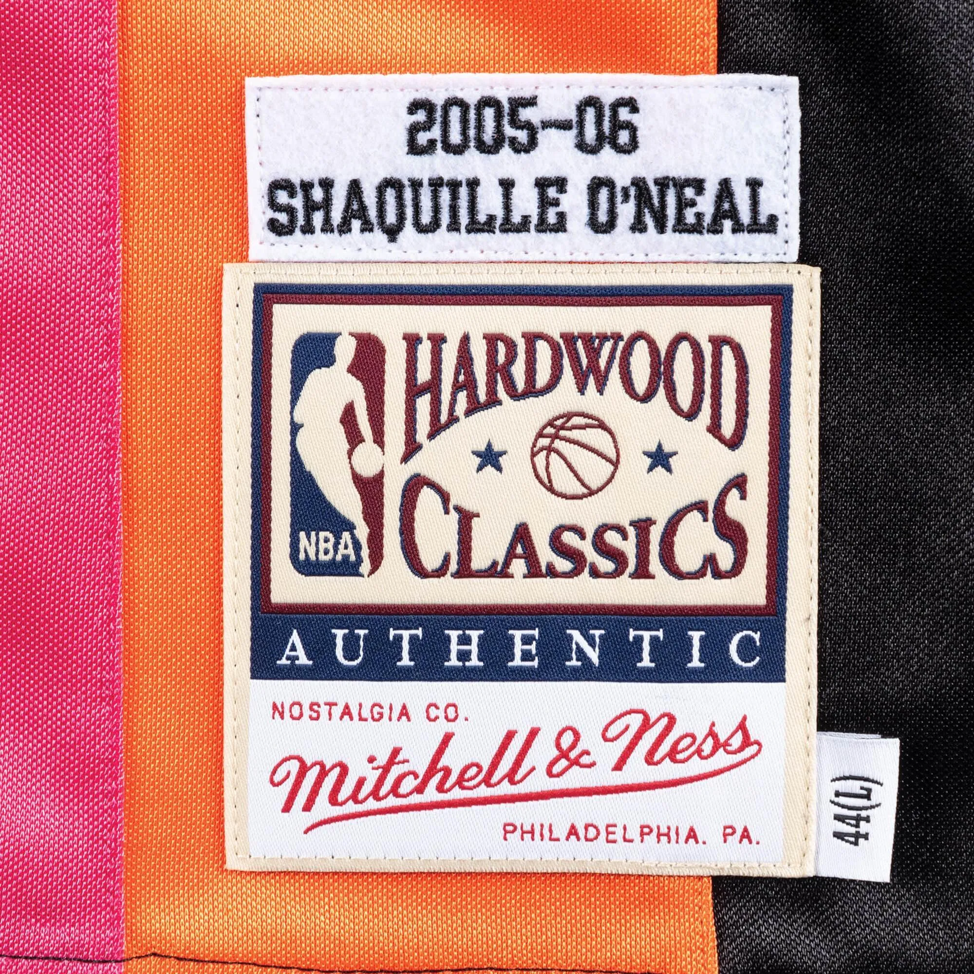 Mitchell & Ness Men's NBA Authentic Jersey Miami Heat 2005-06 Shaq O'Neal sold by Zulily product image thumbnail 3