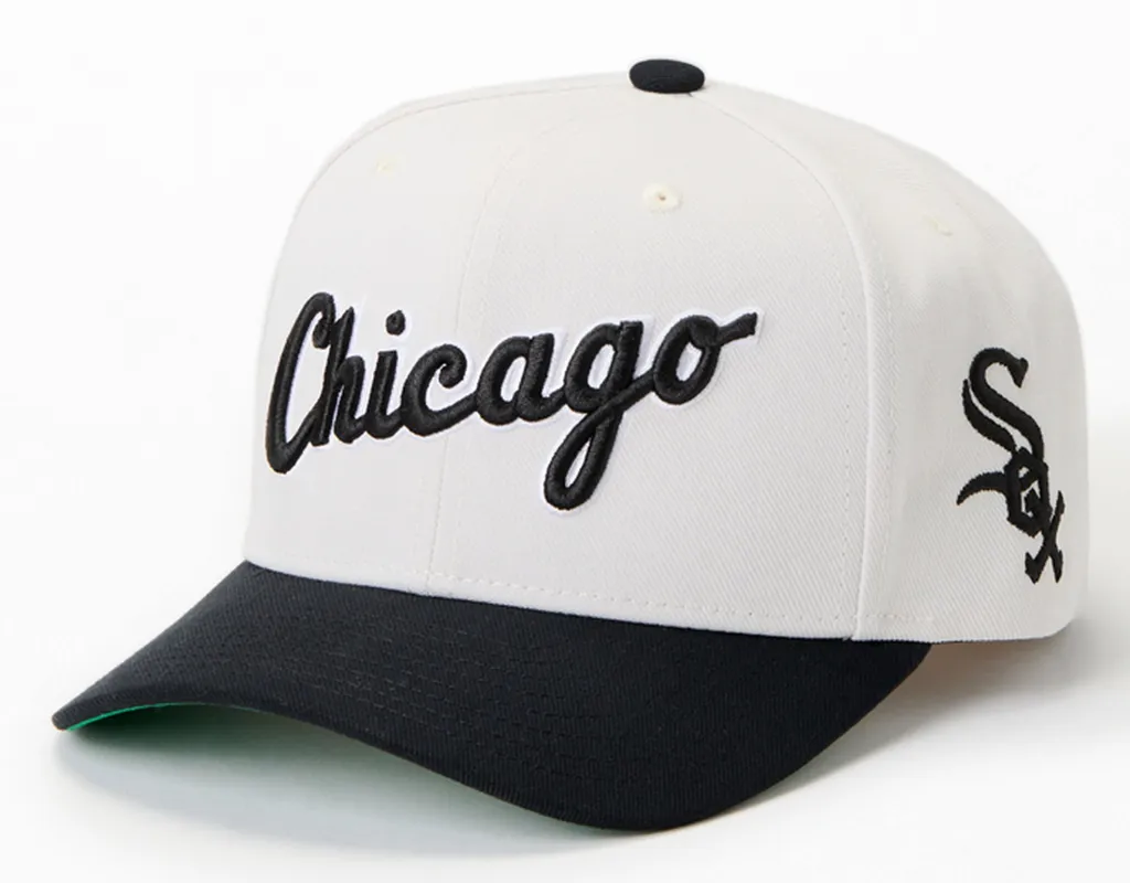 Mitchell & Ness Men's MLB Off Word Pro Snapback White Sox Snapback Caps made by Mitchell & Ness
