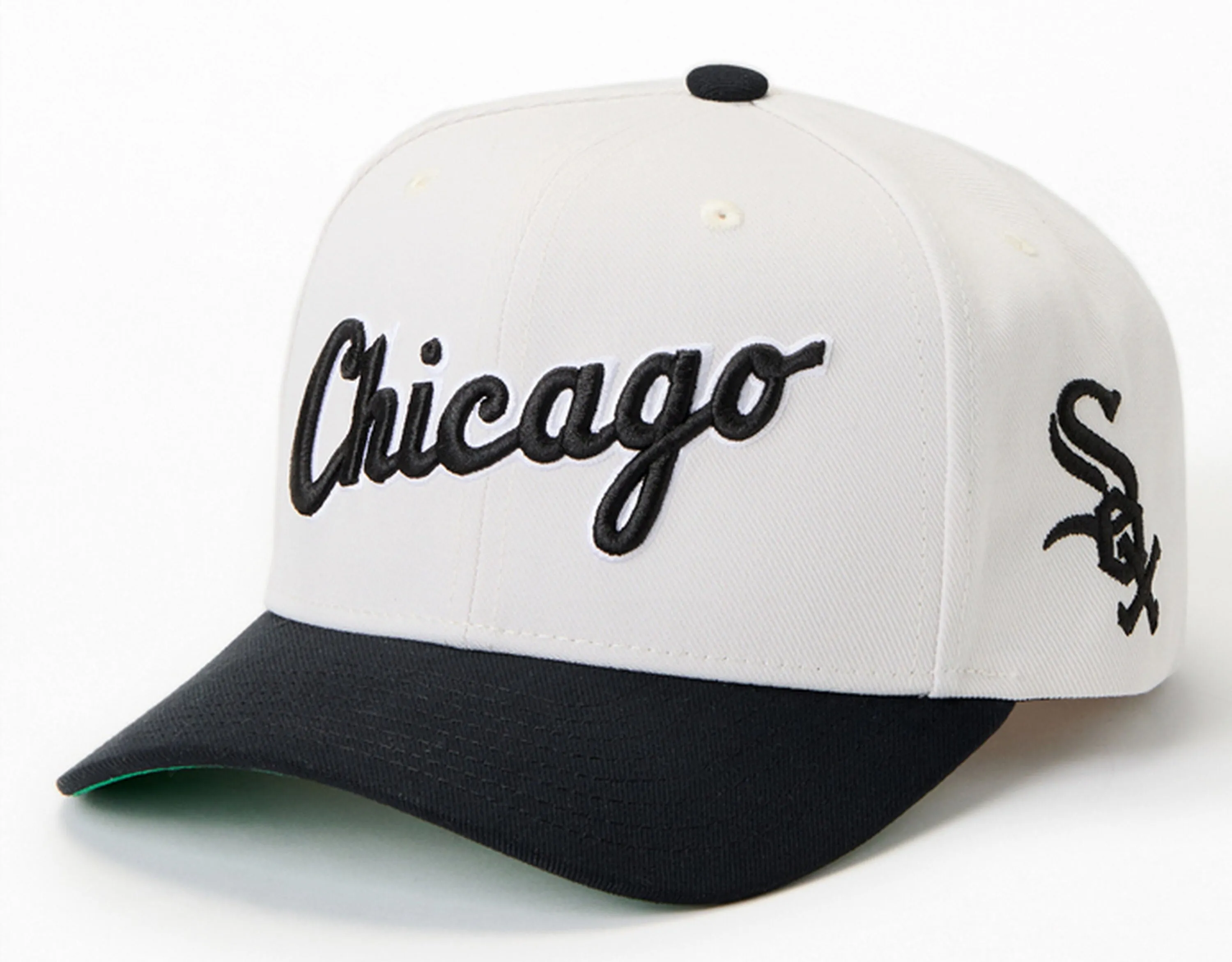 Mitchell & Ness Men's MLB Off Word Pro Snapback White Sox Snapback Caps sold by Zulily