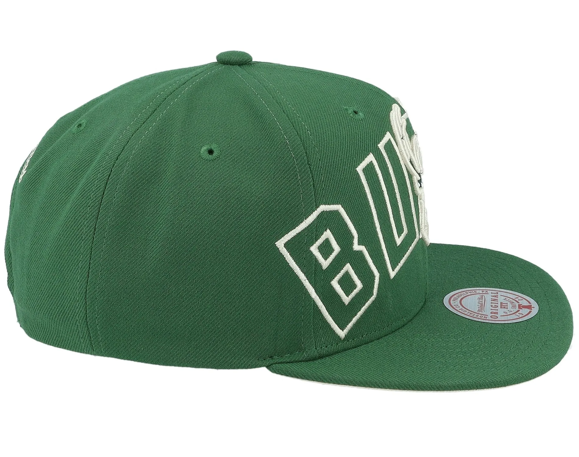 Mitchell & Ness Men's NBA Full Frontal Snapback Bucks Snapback Caps sold by Zulily product image thumbnail 3