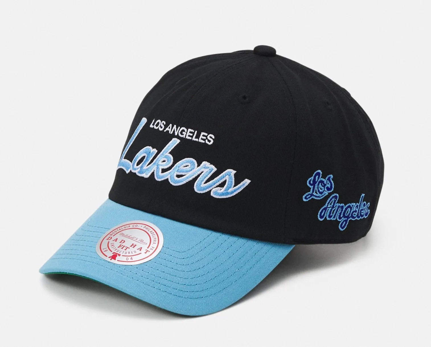 Mitchell & Ness Men's NBA Team Script 2.0 Roy Strapback Hwc Lakers Ball Caps sold by Zulily