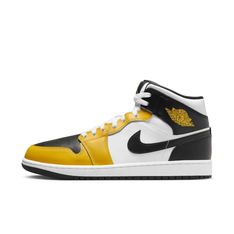 Air Jordan Men's Retro 1 Mid 'Yellow Ochre' Sneakers made by Jordan
