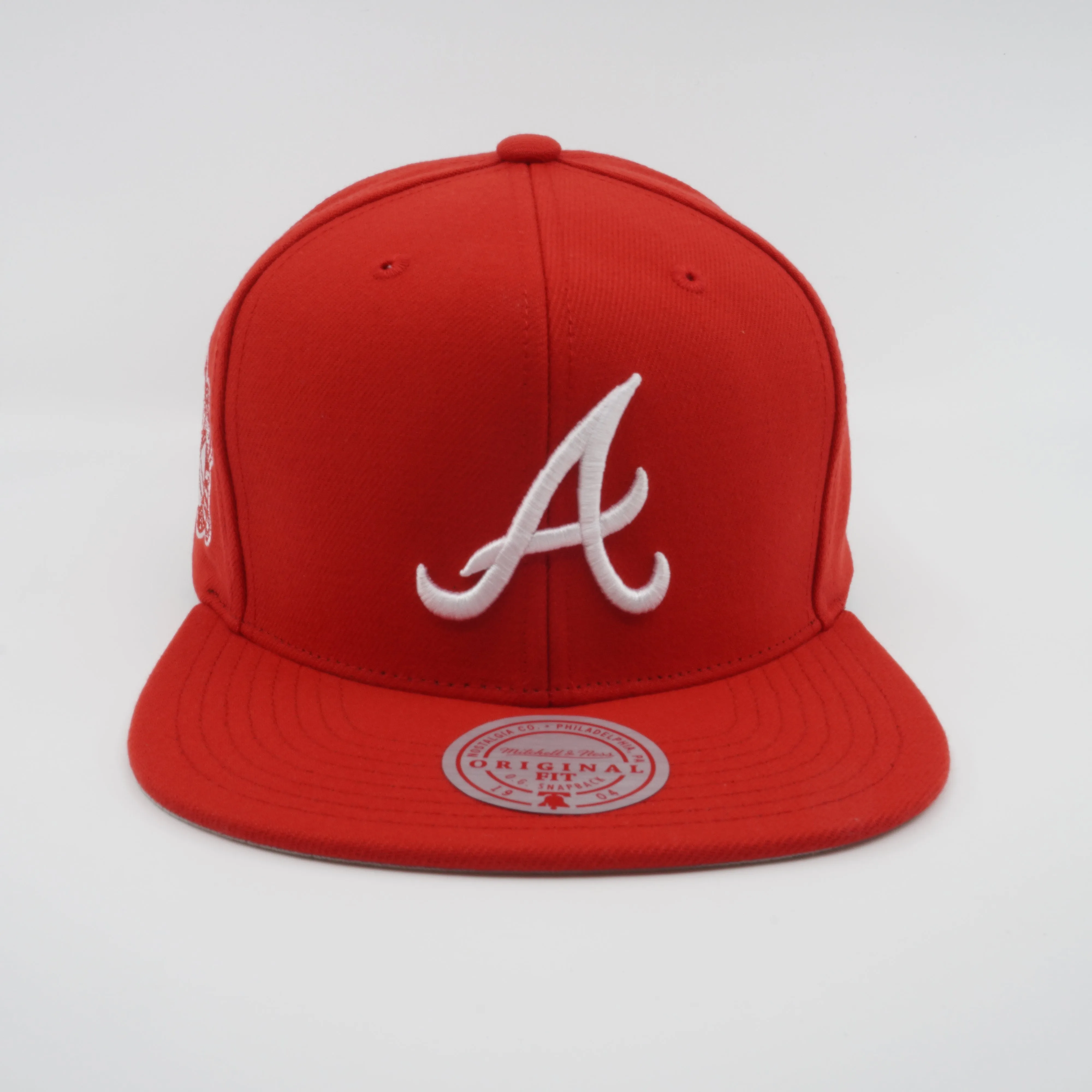 Mitchell & Ness Men's MLB Back To Basics Snapback Braves Snapback Caps sold by Zulily product image thumbnail 2