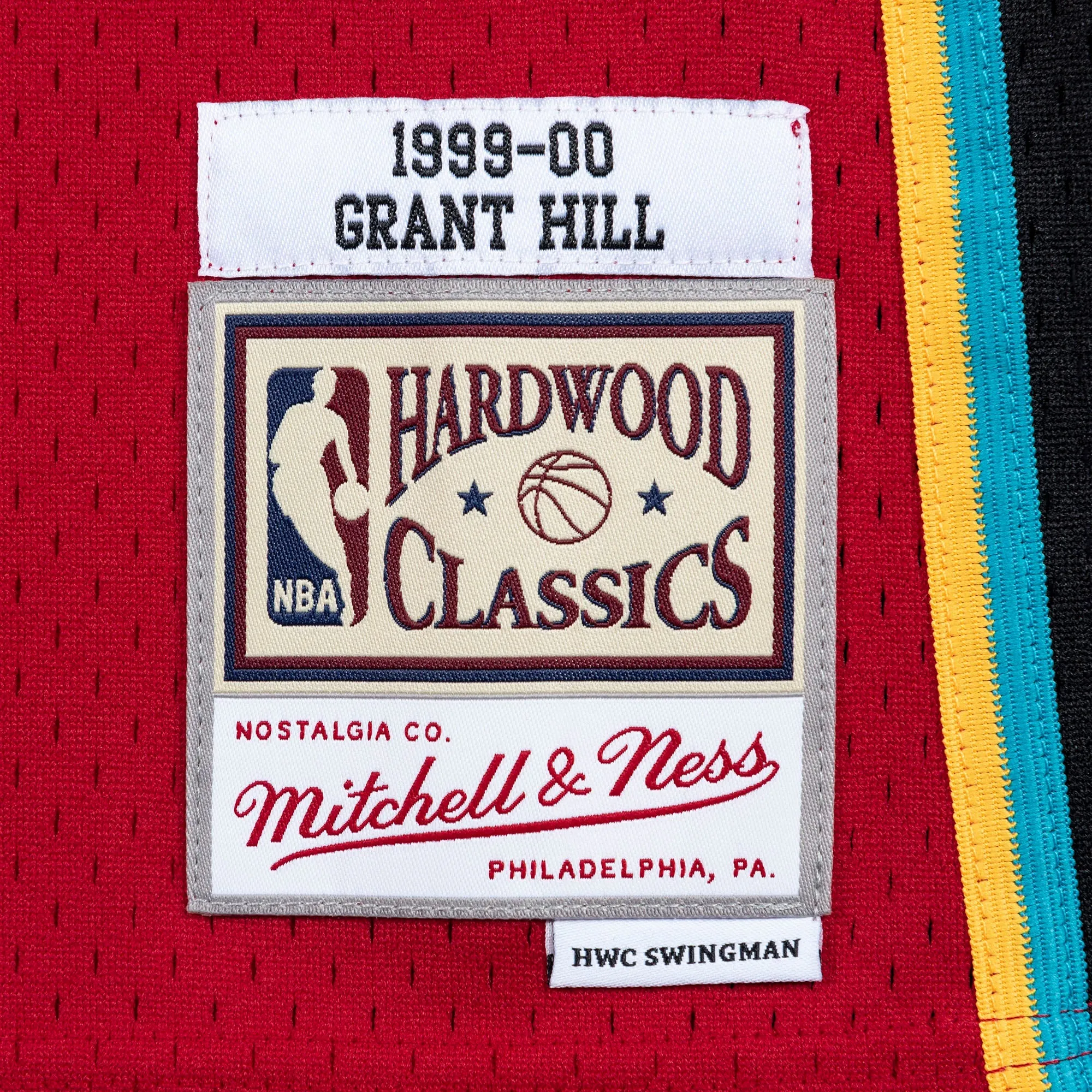 Mitchell & Ness Men's NBA Swingman Alternate Jersey Pistons 99-00 Grant Hill Jerseys sold by Zulily product image thumbnail 3