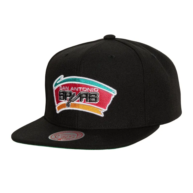 Mitchell & Ness Men's NBA Conference Patch Snapback Hwc Spurs Snapback Caps made by Mitchell & Ness