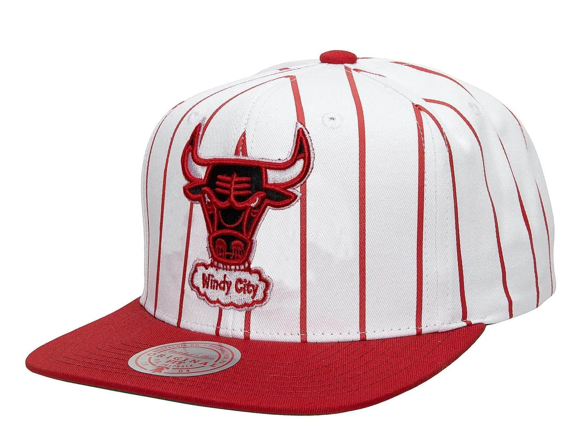 Mitchell & Ness Men's NBA Chicago Bulls Retro Pinstripe Headwear Snapback sold by Zulily