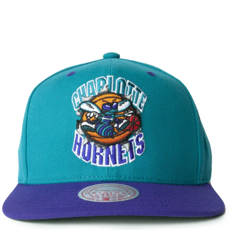 Mitchell & Ness Men's NBA Breakthrough Snapback Hwc Hornets Snapback Caps made by Mitchell & Ness