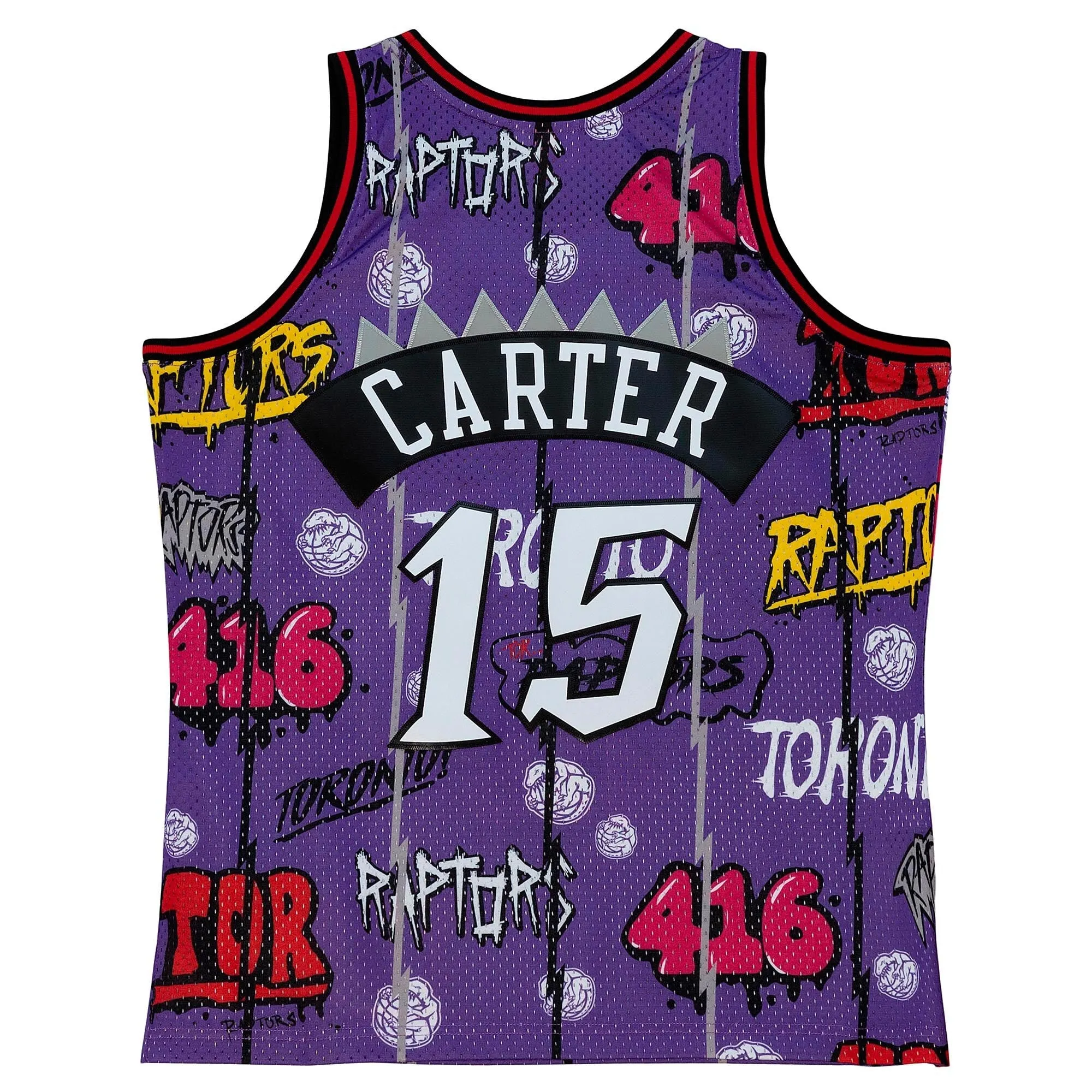 Mitchell & Ness Men's Slap Sticker Swingman Jersey Raptors 1998 Vince Carter Jerseys sold by Zulily product image thumbnail 3
