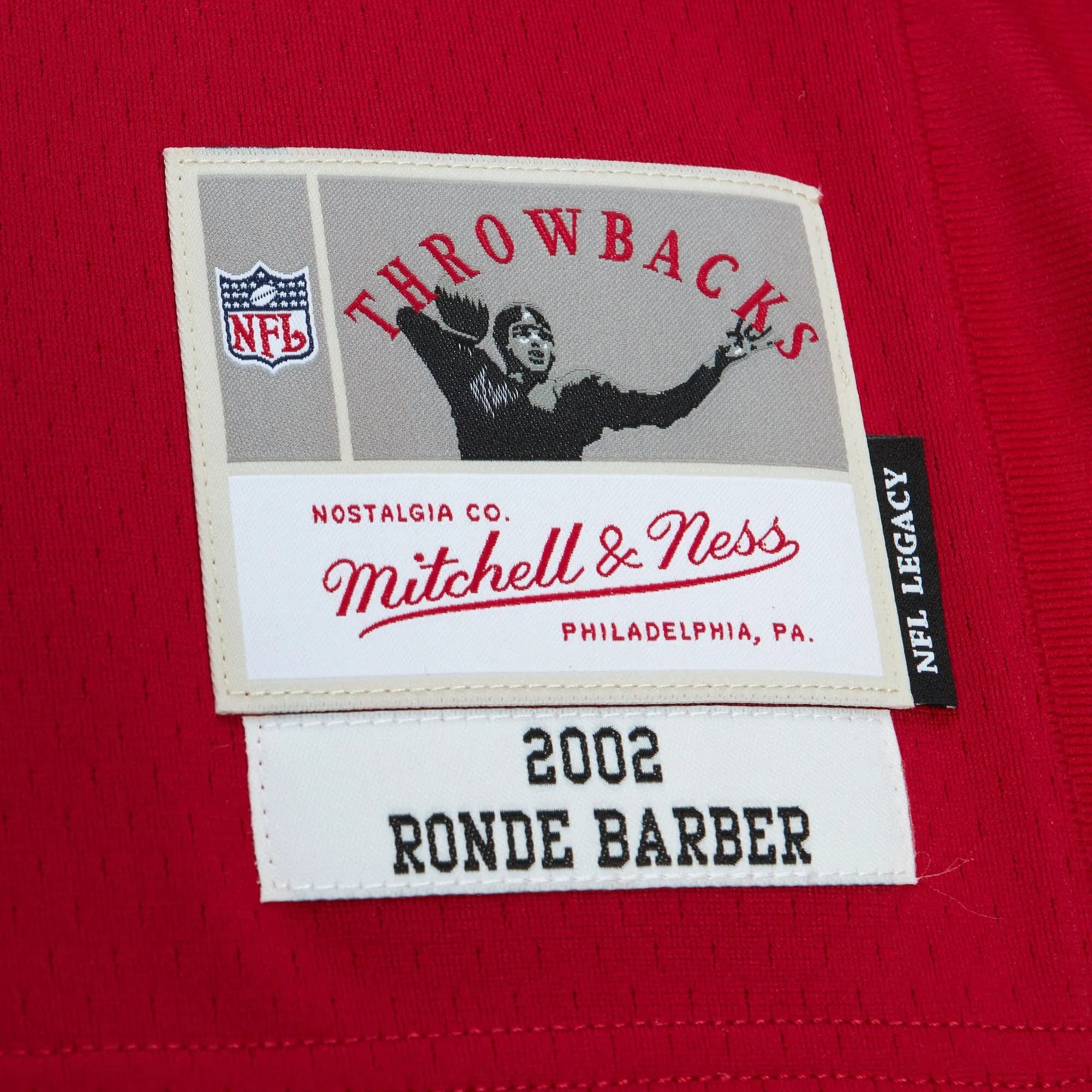 Mitchell & Ness Men's NFL Dark Jersey Buccaneers 2002 Ronde Barber Jerseys sold by Zulily product image thumbnail 4