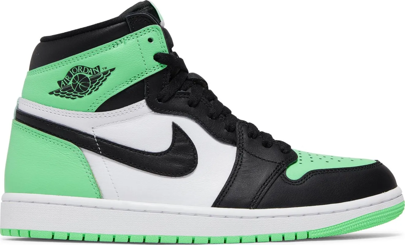 Air Jordan Men's Retro 1 High Og 'Green Glow' Sneakers sold by Zulily