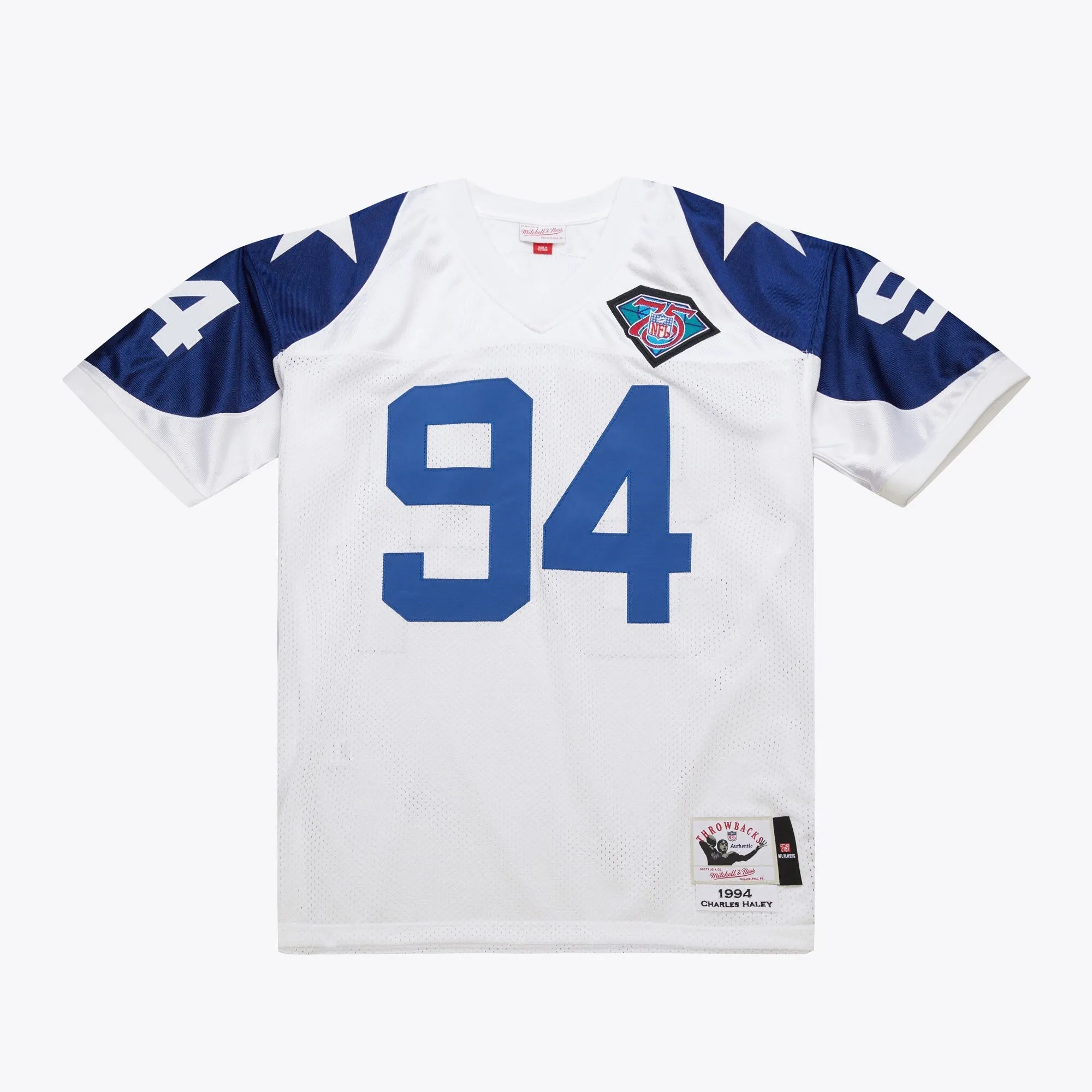 Mitchell & Ness Men's NFL White Jersey Cowboys 1994 Charles Haley Jerseys sold by Zulily