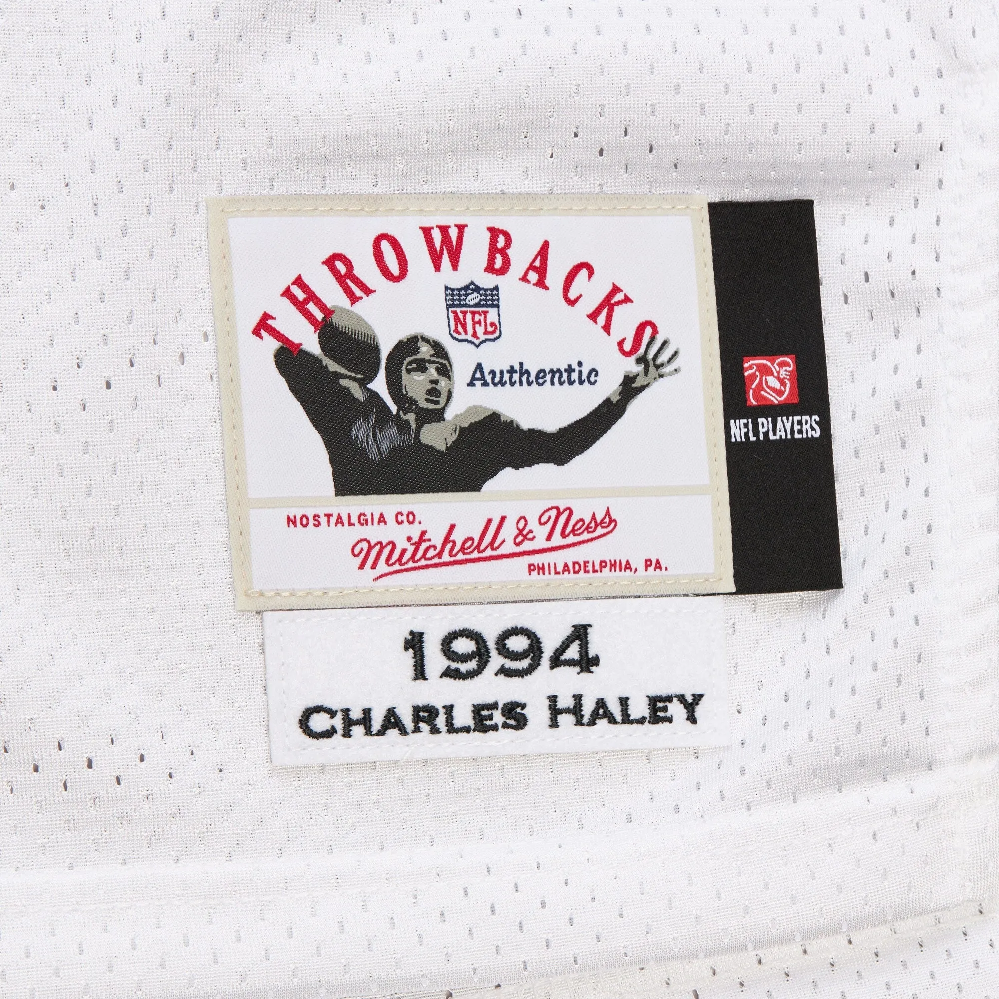 Mitchell & Ness Men's NFL White Jersey Cowboys 1994 Charles Haley Jerseys sold by Zulily product image thumbnail 5