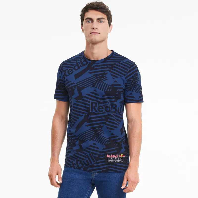 Puma Men's Rbr Red Bull Racing Aop Tee T-Shirts made by Puma
