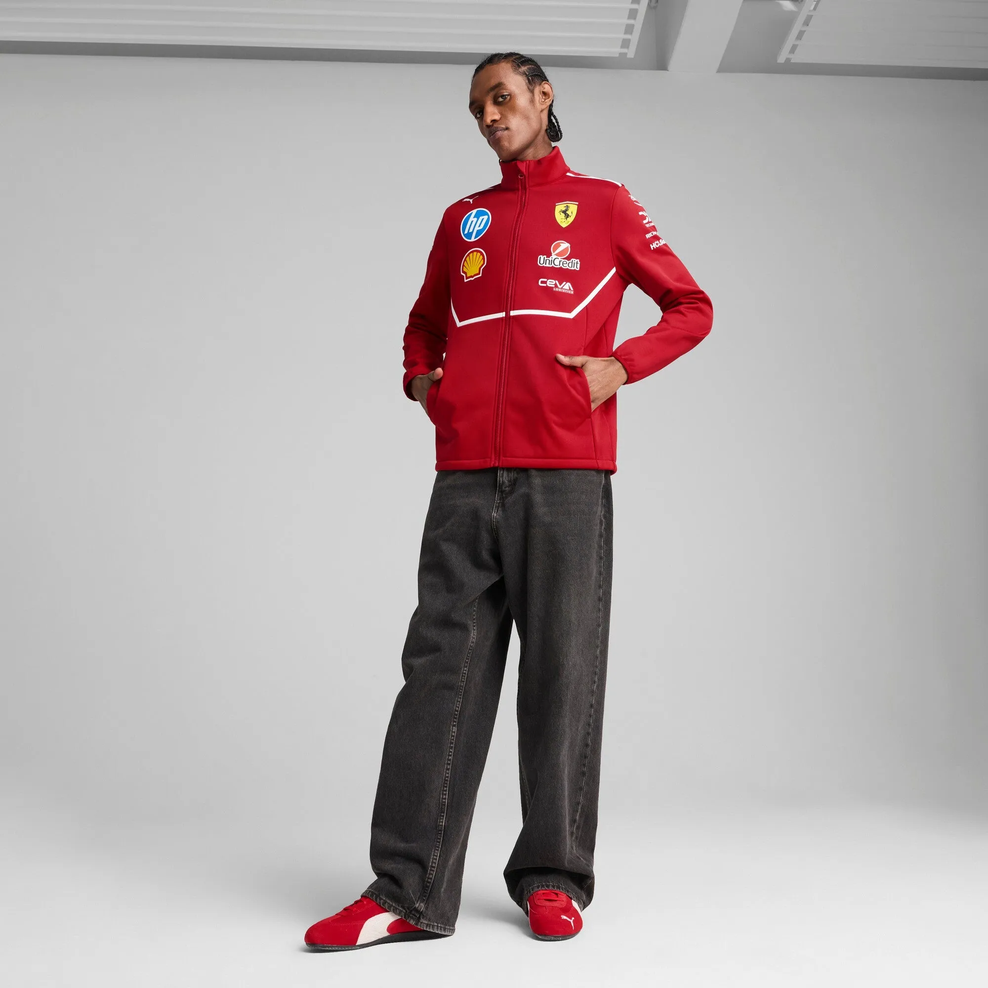 Puma Men's Sf Scuderia Ferrari Team Softshell Jacket Jackets sold by Zulily product image thumbnail 4
