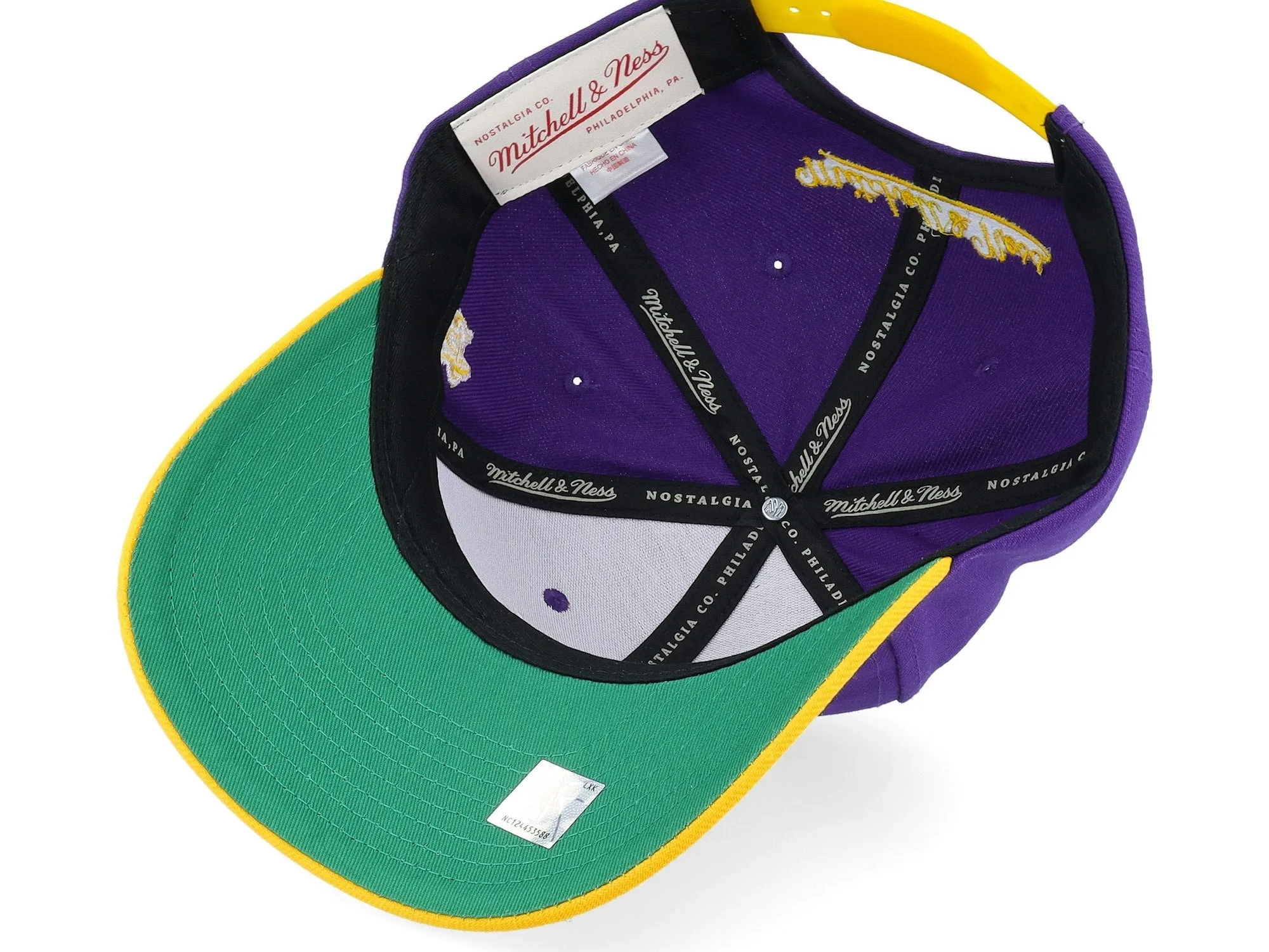 Mitchell & Ness Men's NBA Team Script 2.0 Pro Snapback Hwc Lakers Snapback Caps sold by Zulily product image thumbnail 5