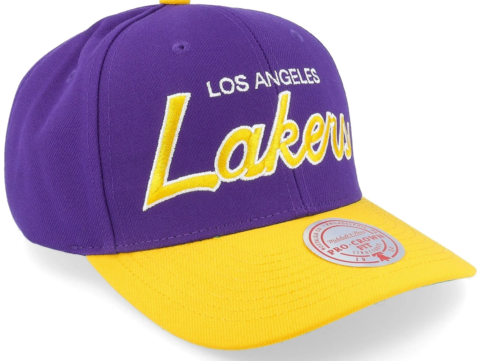 Mitchell & Ness Men's NBA Team Script 2.0 Pro Snapback Hwc Lakers Snapback Caps sold by Zulily product image thumbnail 2