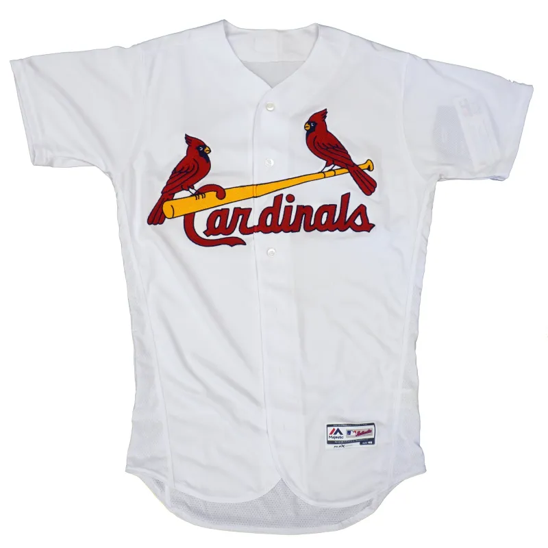Majestic Men's MLB St. Louis Cardinals Authentic On Field Flex Base Jersey White sold by Zulily