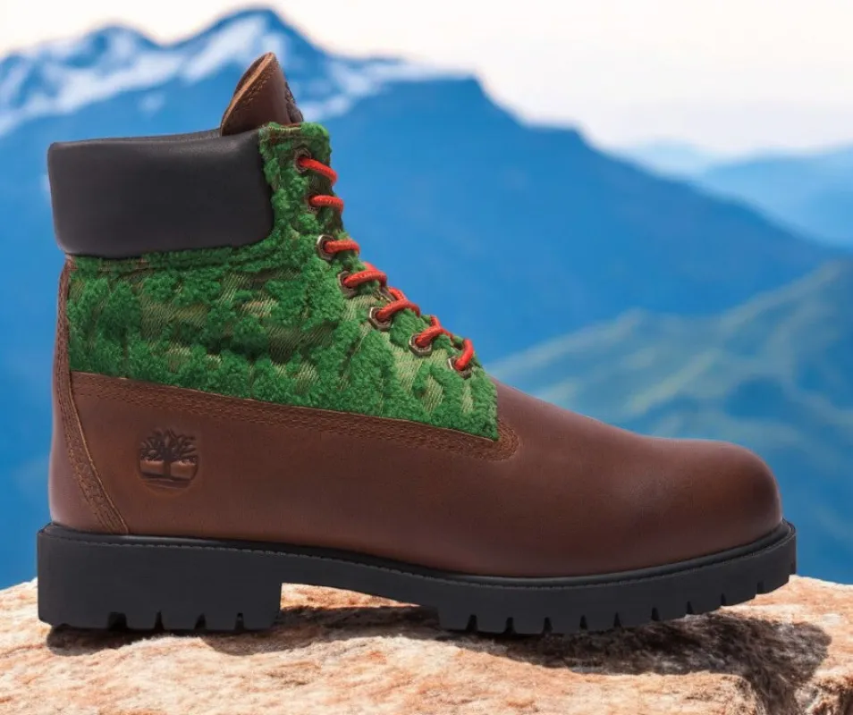 Timberland Men's Heritage Black Pioneers 6-Inch Waterproof Boot 'Brown Full-Grain' made by Timberland