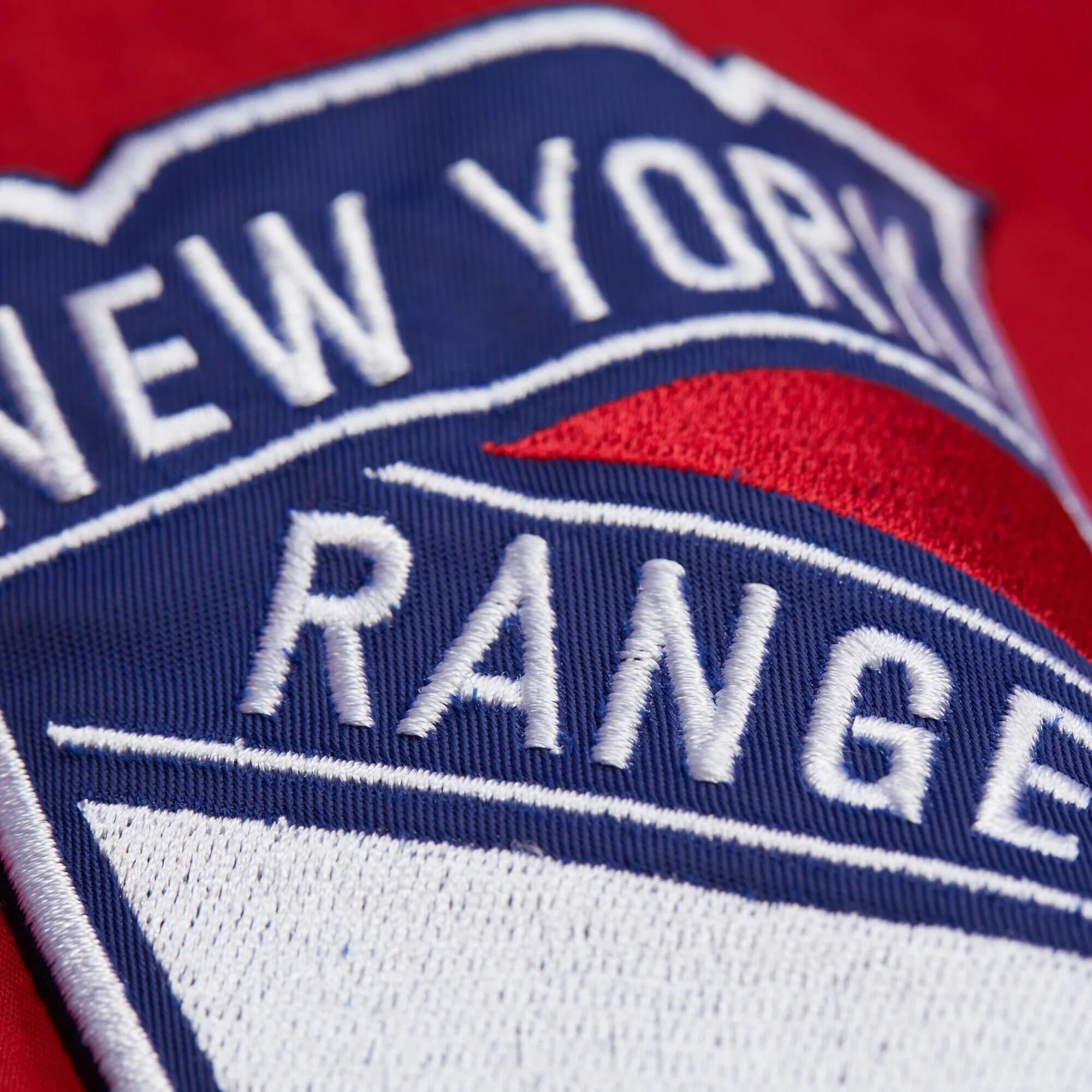 Mitchell & Ness Men's NHL Nylon Pullover Jacket Vintage Logo Rangers sold by Zulily product image thumbnail 4