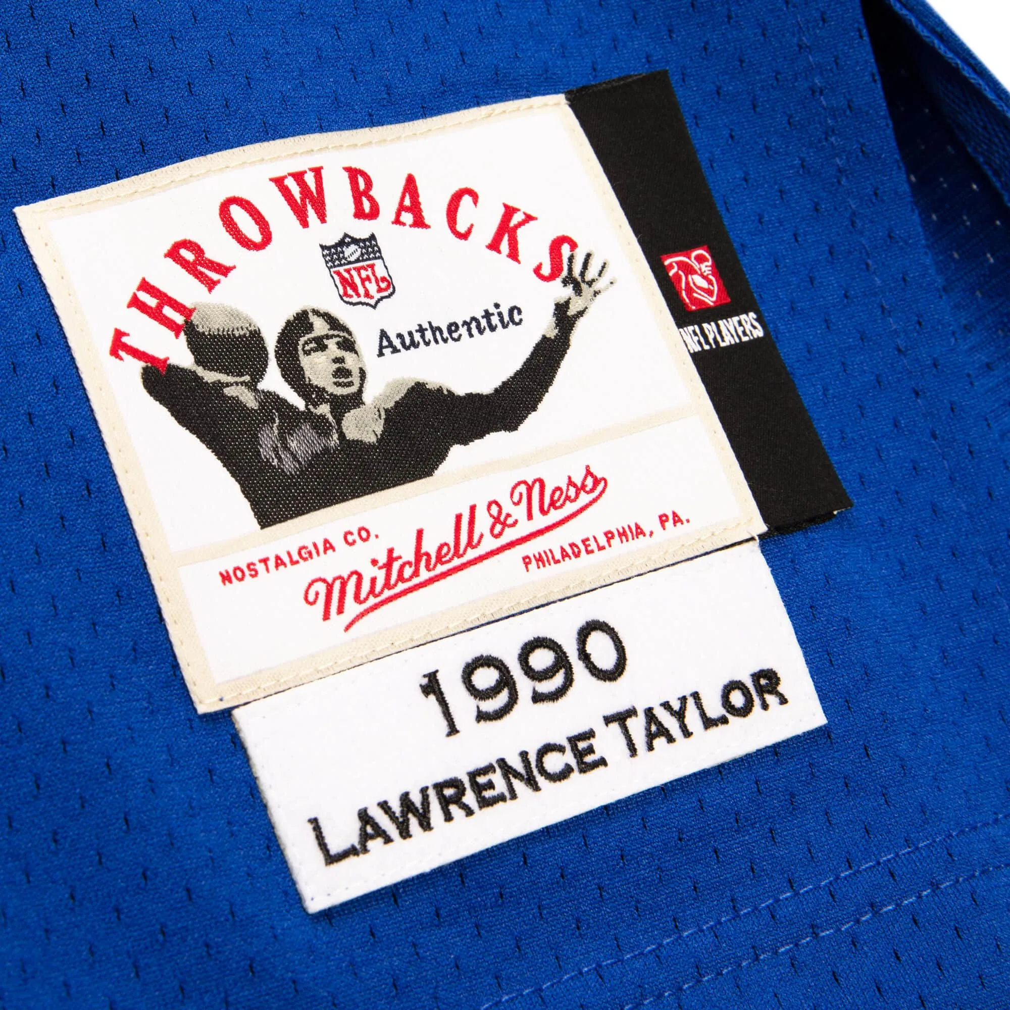 Mitchell & Ness NFL Authentic Jersey Ny Giants 90 Lawrence Taylor Jerseys sold by Zulily product image thumbnail 3