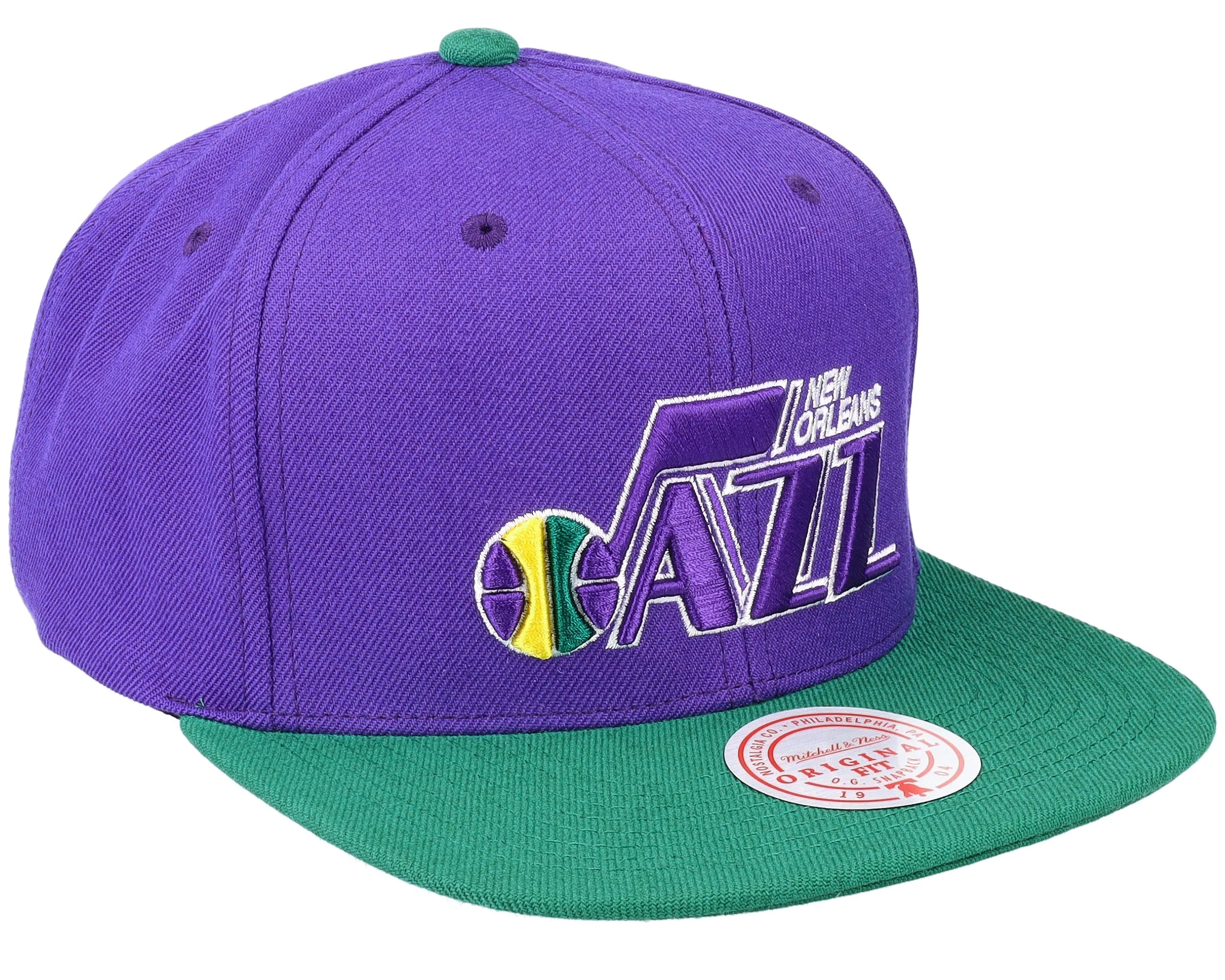 Mitchell & Ness Men's NBA Team 2 Tone 2.0 Snapback Hwc Jazz Snapback Caps sold by Zulily
