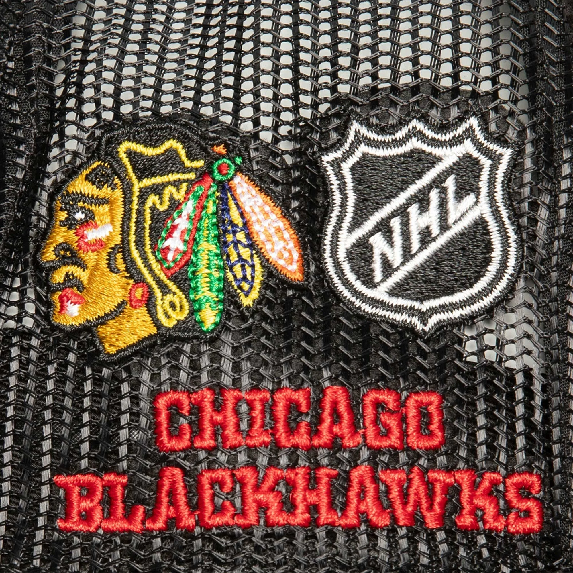 Mitchell & Ness Men's NHL Times Up Trucker Blackhawks Ball Caps sold by Zulily product image thumbnail 4