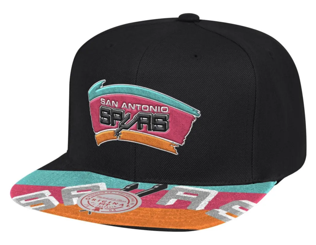 Mitchell & Ness Men's NBA San Antonio Spurs Swingman Pop Snapback made by Mitchell & Ness