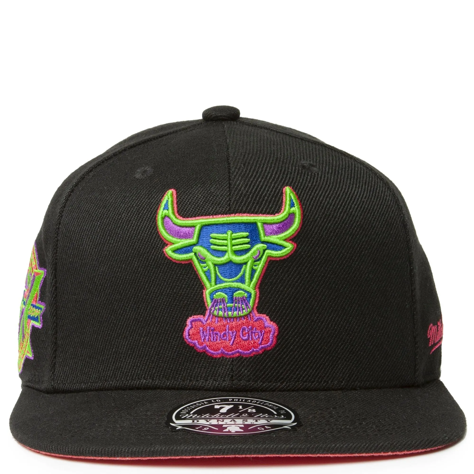 Mitchell & Ness Men's NBA Color Bomb Fitted Hwc Bulls Fitted Caps sold by Zulily product image thumbnail 2