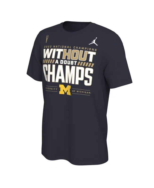 Nike Men's Michigan 2023 National Champions Locker Room T-Shirt T-Shirts sold by Zulily