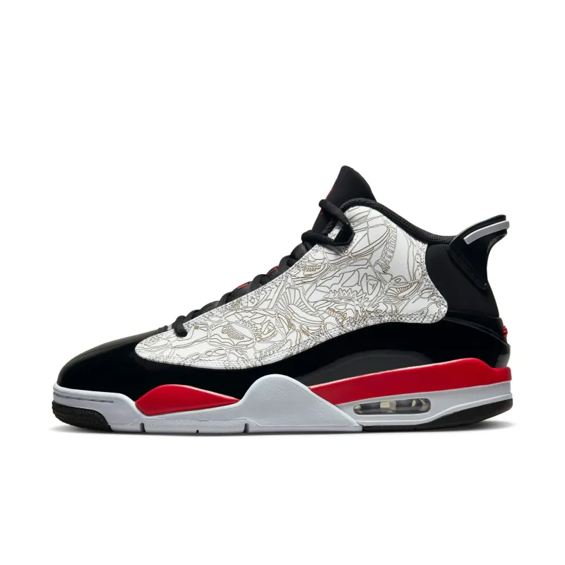 Air Jordan Men's Dub Zero 'Fire Red' Sneakers sold by Zulily