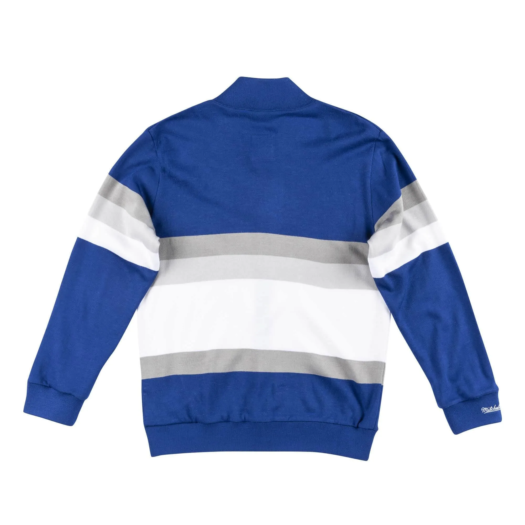 Mitchell & Ness Men's MLB Front Stripe Full Zip Sweater Los Angeles Dodgers sold by Zulily product image thumbnail 2