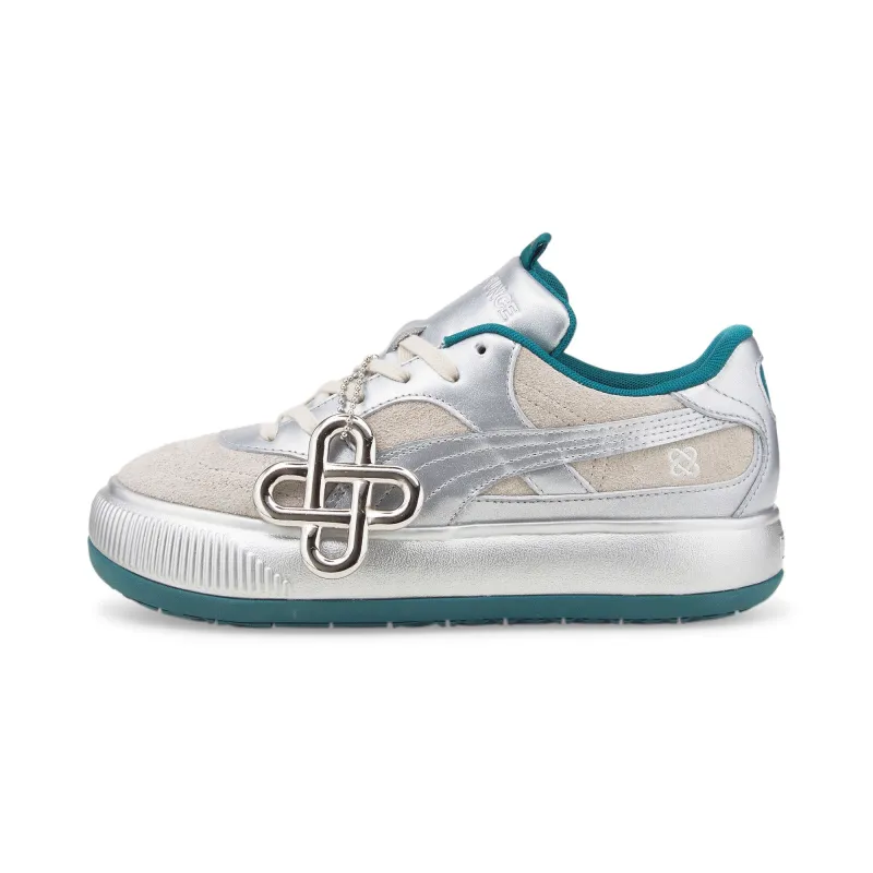 Puma Women's Pronounce X Suede Mayu 2 'Silver Ultra Violet' Sneakers sold by Zulily