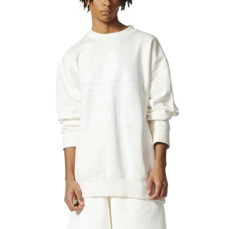 adidas Men's Adicolor Trefoil Crewneck made by Adidas