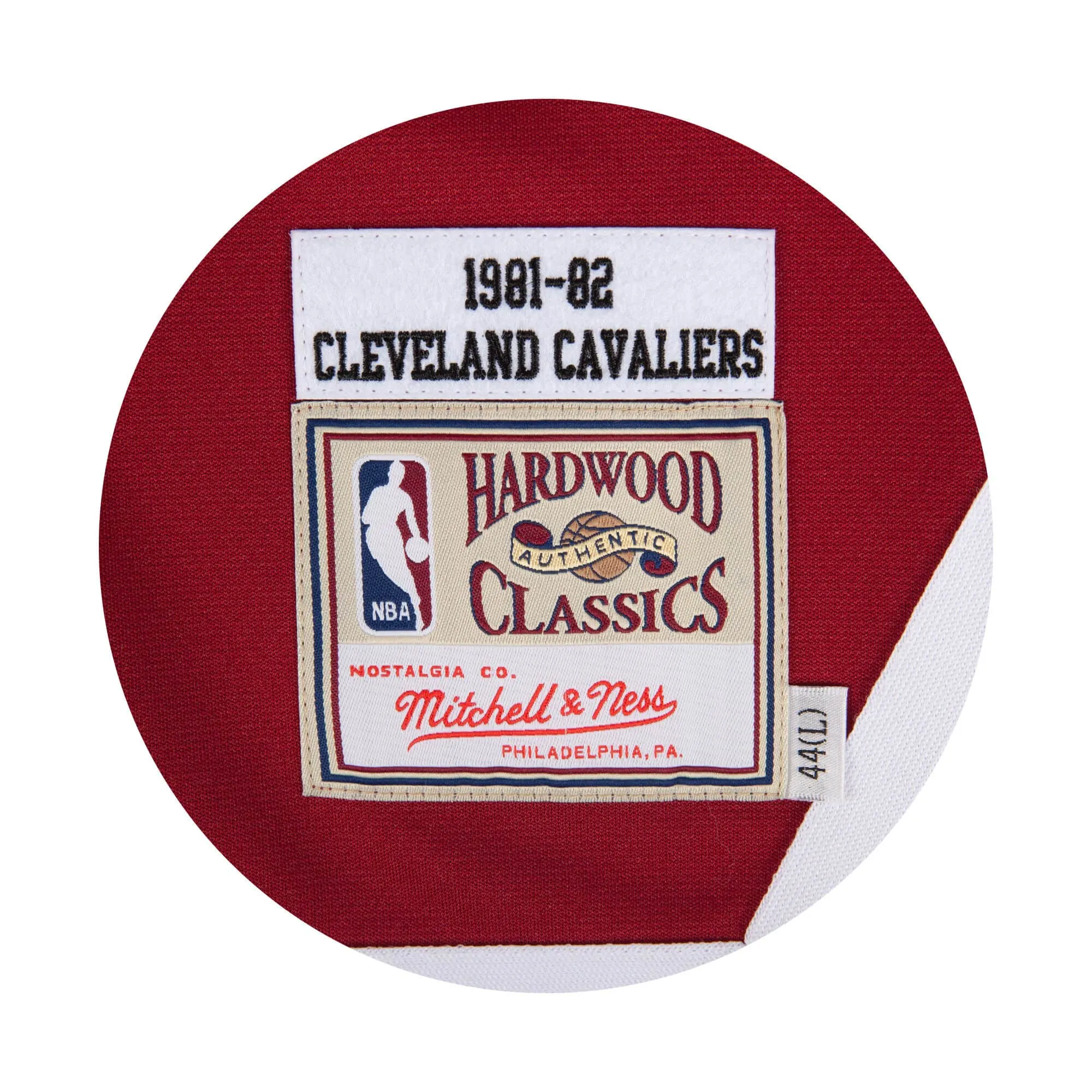Mitchell & Ness Men's NBA Authentic Shooting Shirt Cleveland Cavaliers 1981 Shooting Shirt sold by Zulily product image thumbnail 3