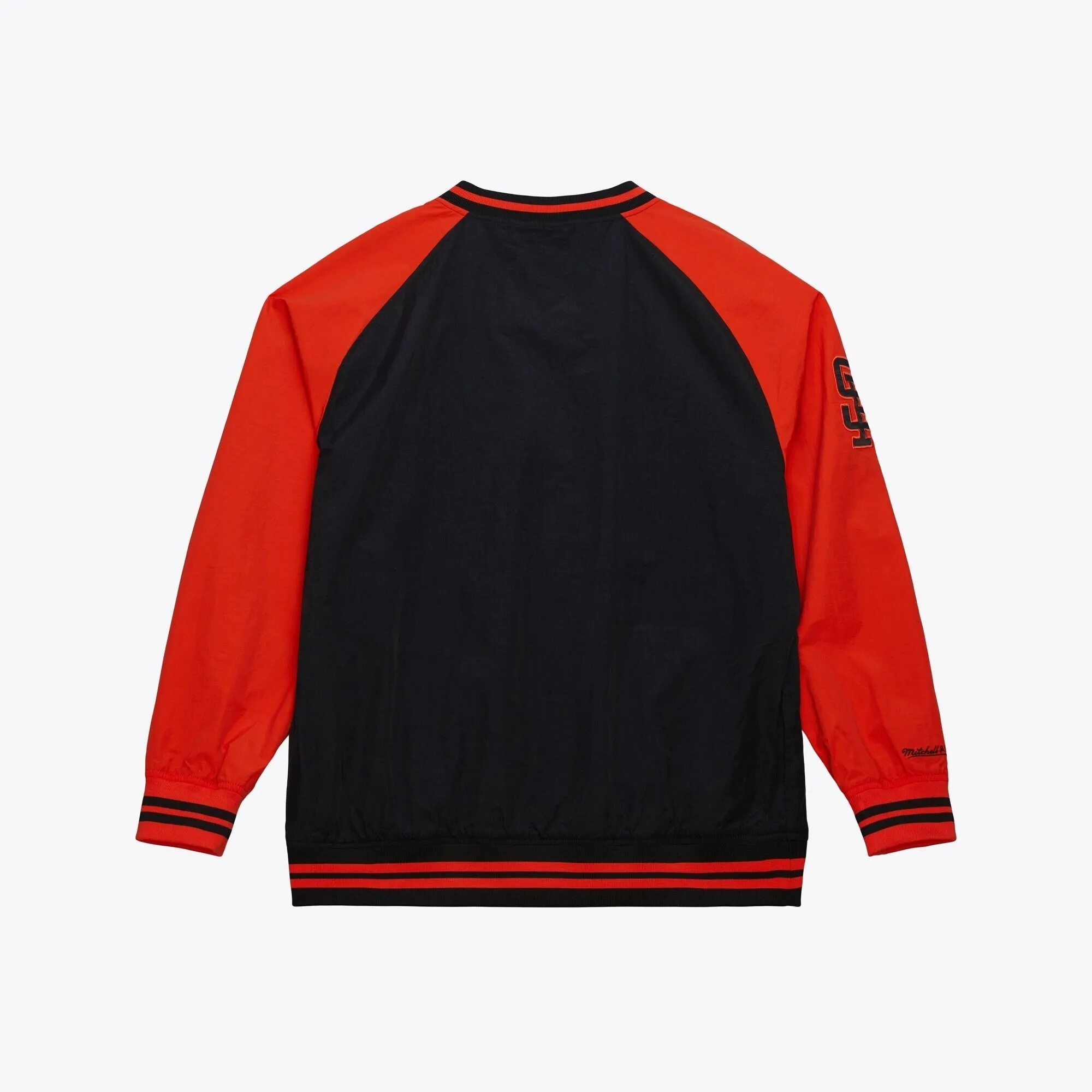 Mitchell & Ness Men's MLB Nylon Pullover Jacket Vintage Logo Giants Pullovers sold by Zulily product image thumbnail 2