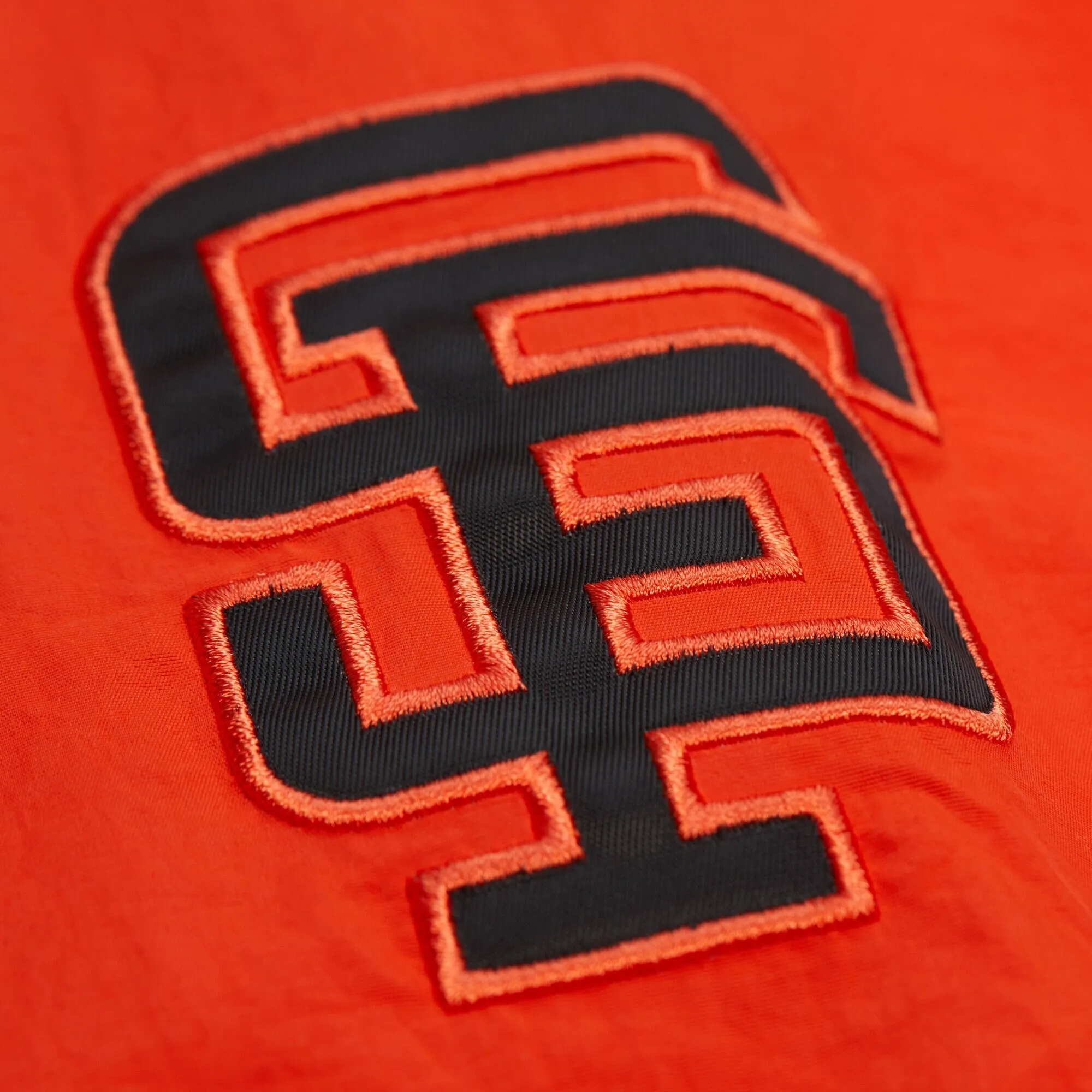 Mitchell & Ness Men's MLB Nylon Pullover Jacket Vintage Logo Giants Pullovers sold by Zulily product image thumbnail 4