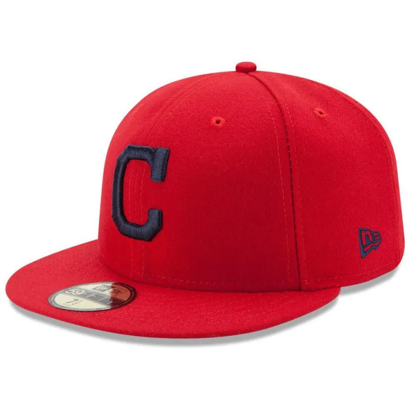 New Era Men's MLB Authentic Collection On Field 59Fifty Fitted Cap Cleveland Indians Hats sold by Zulily