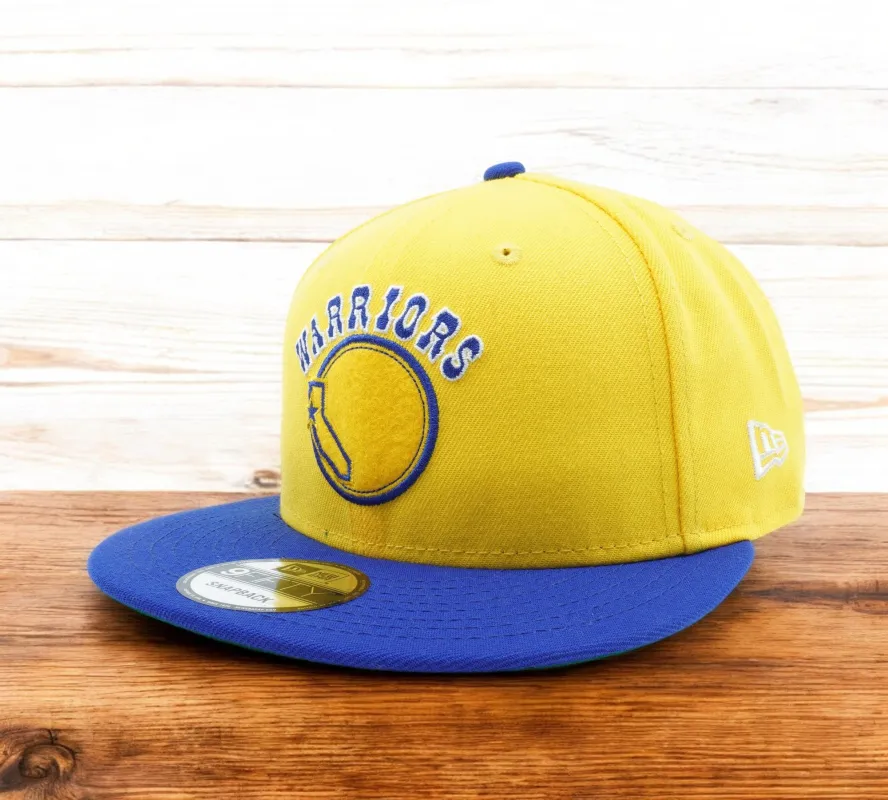 New Era Men's NBA Gsw Warriors Home Uniform 80-81 9Fifty Snapback Hats sold by Zulily