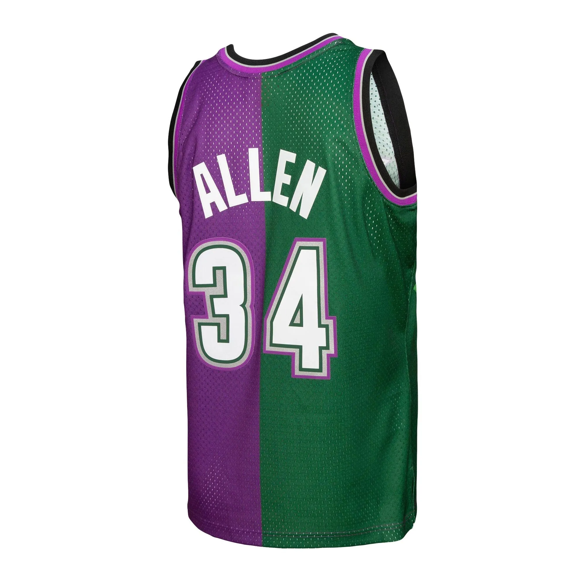 Mitchell & Ness NBA Split Swingman Jersey Milwaukee Bucks 1996 Ray Allen sold by Zulily product image thumbnail 3