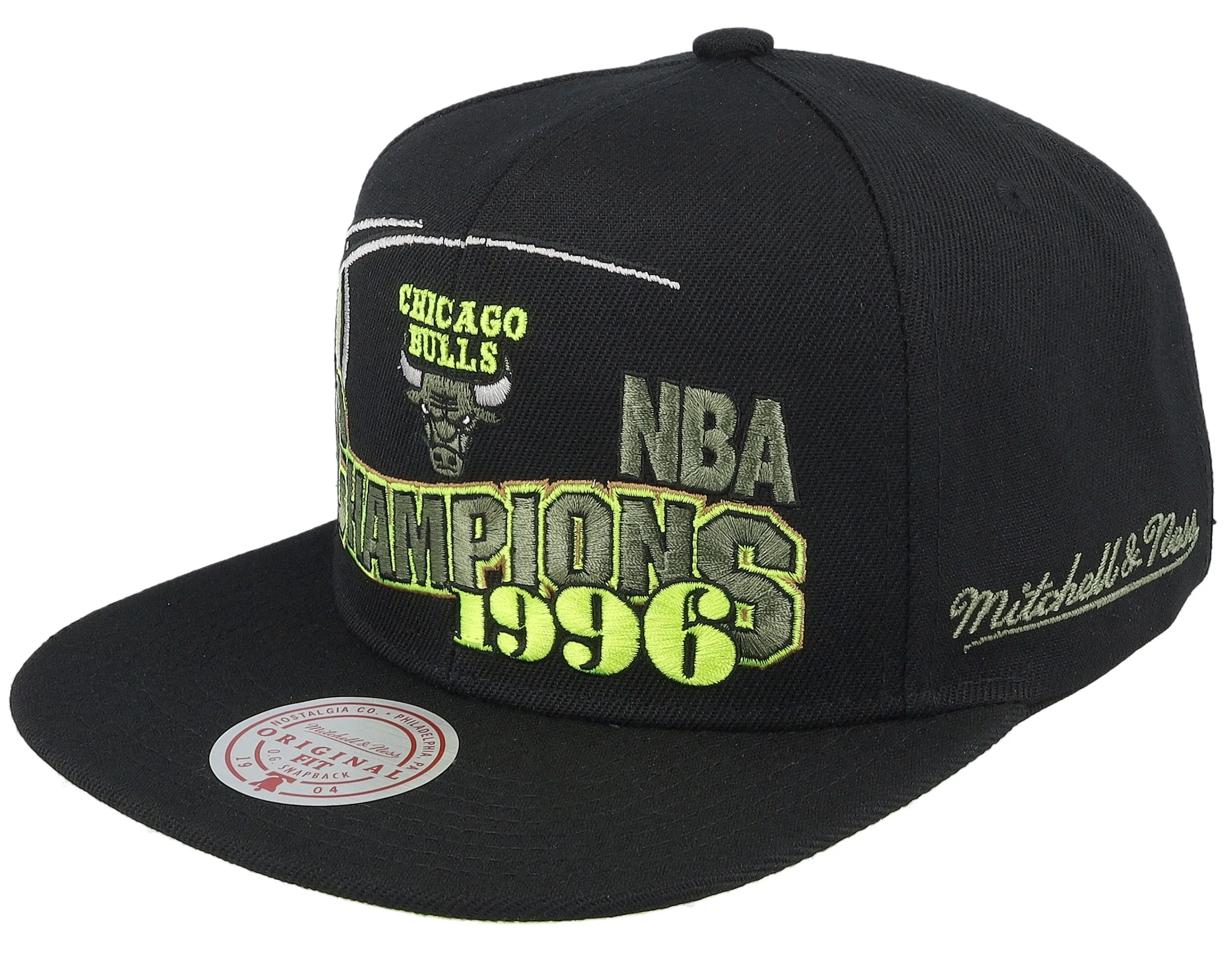 Mitchell & Ness Men's NBA 96 Champ Flipside Snapback Hwc Bulls Snapback Caps sold by Zulily product image thumbnail 2