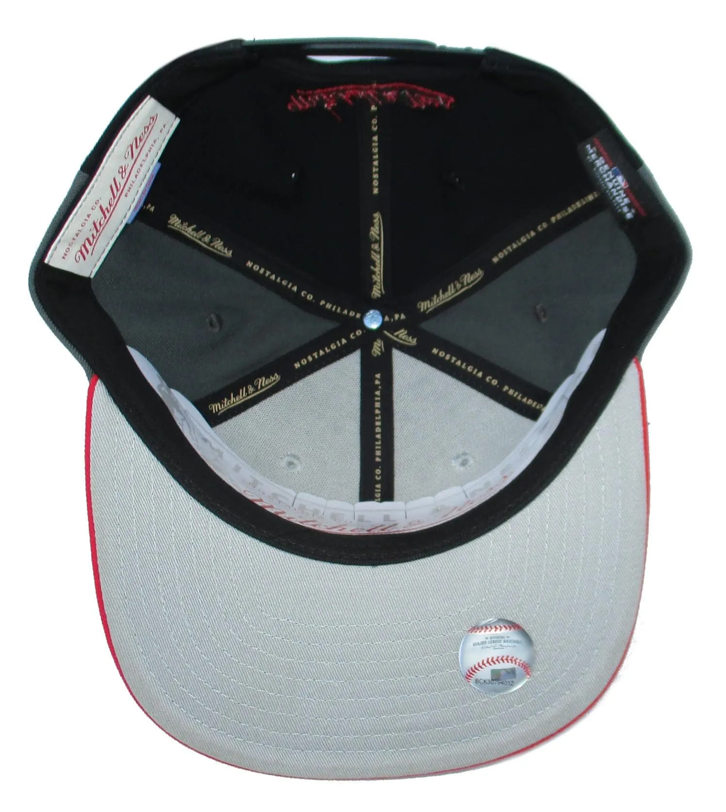 Mitchell & Ness Men's MLB Triple Play Liberty Snapback Coop Reds Snapback Caps sold by Zulily product image thumbnail 5